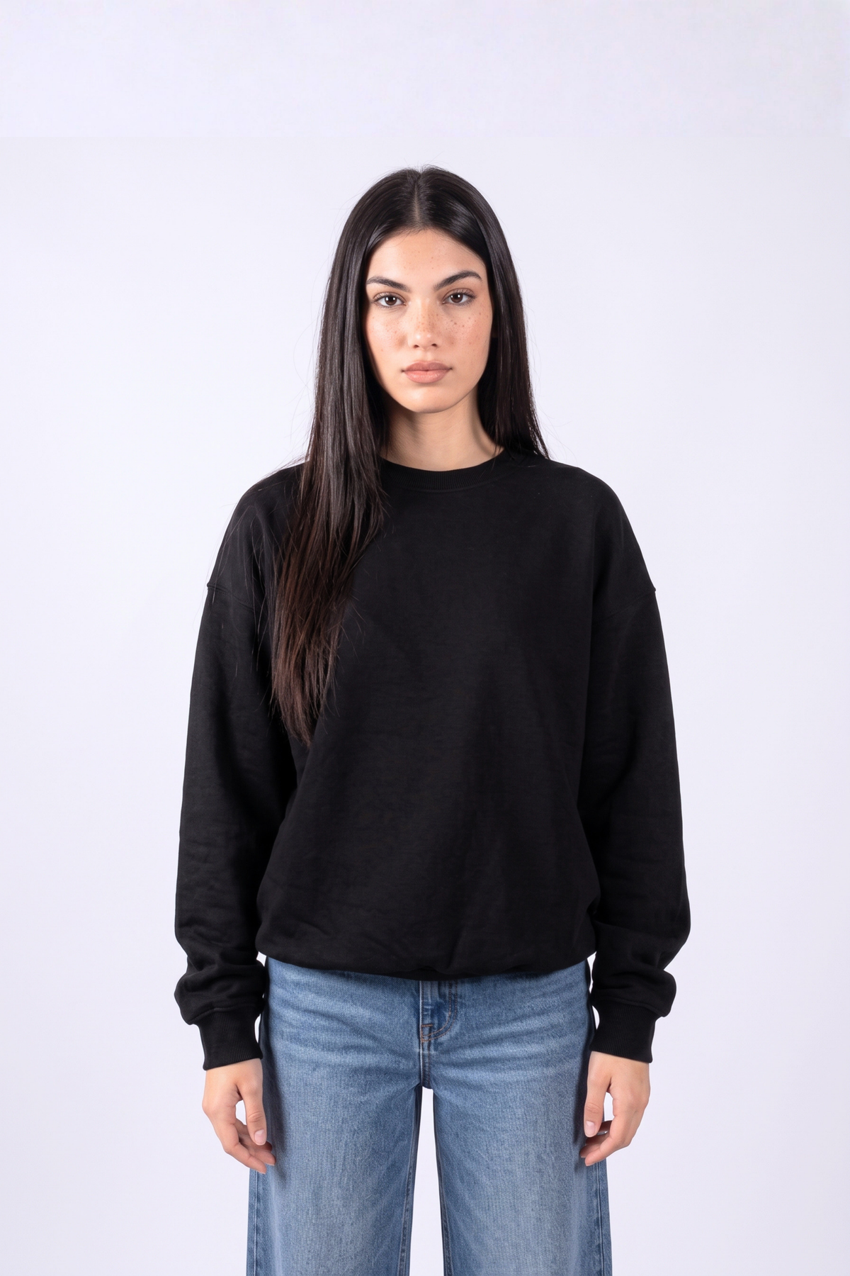 REFINED OVERSIZED CREW NECK
