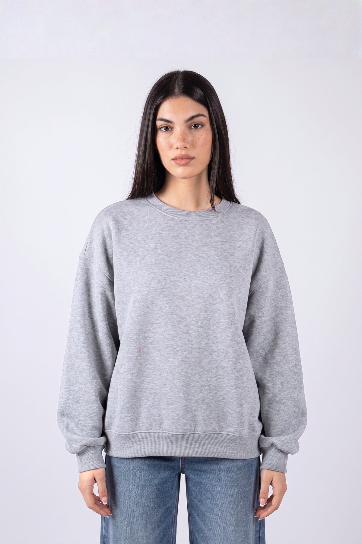REFINED OVERSIZED CREW NECK
