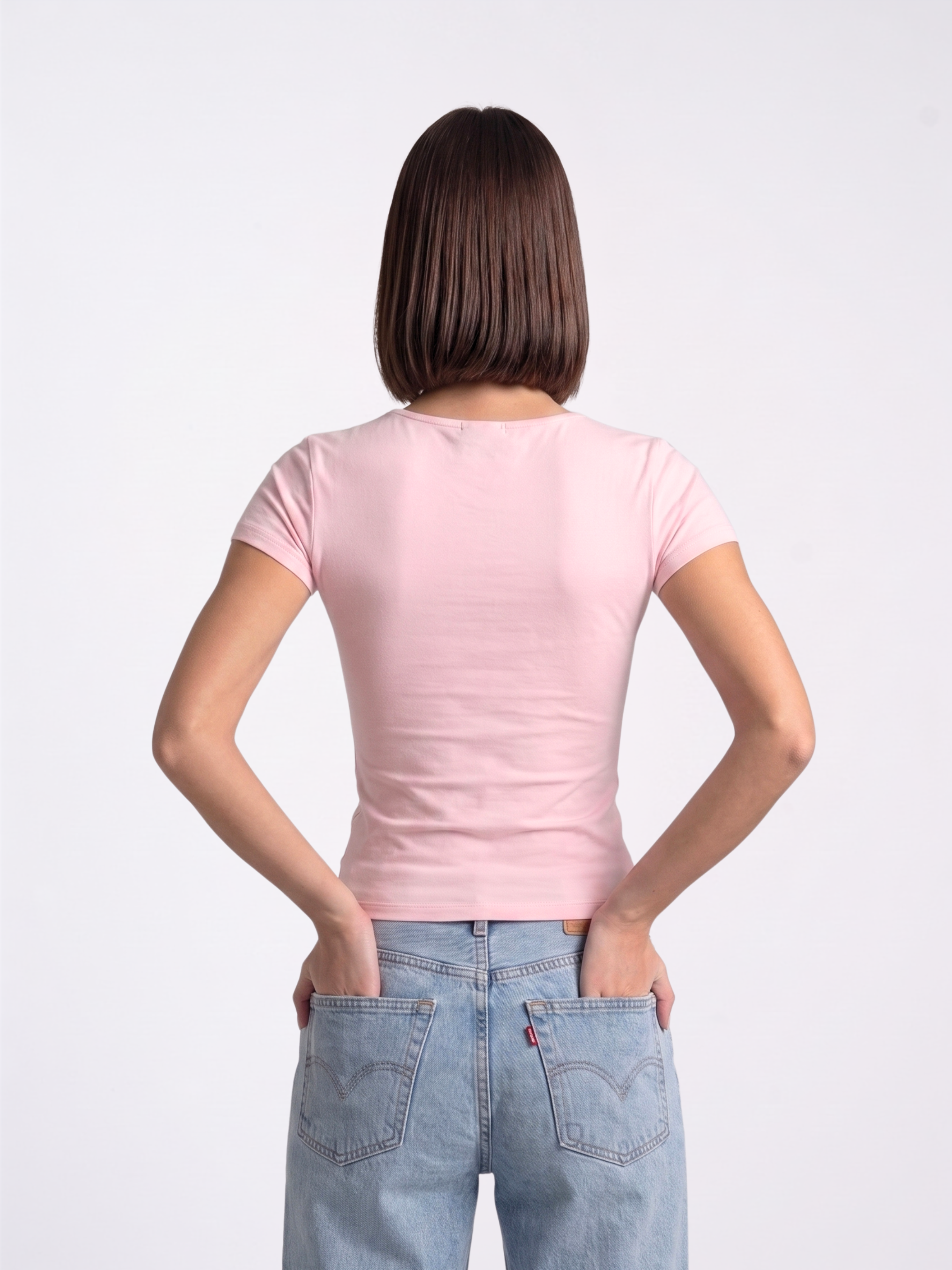 REFINED ASYMMETRICAL V NECK