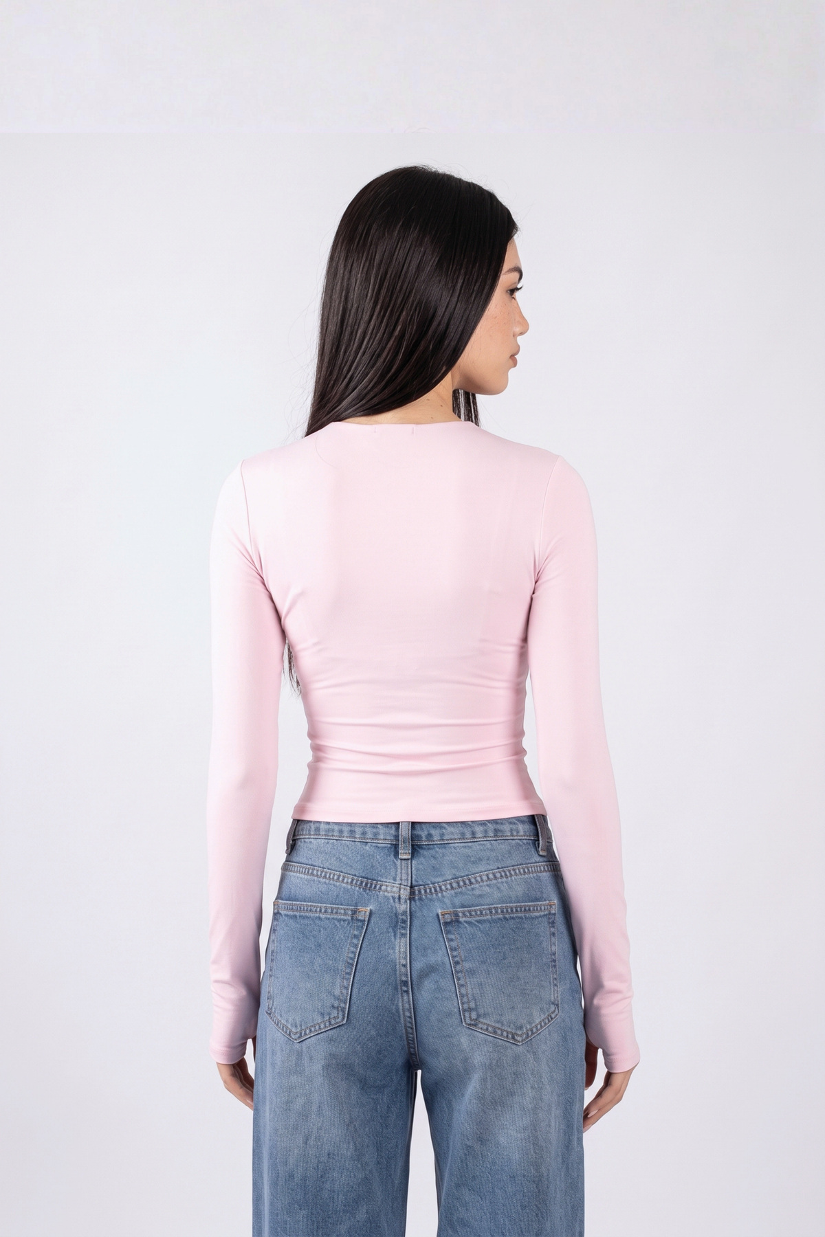 REFINED LONG-SLEEVE FULL ZIPPER