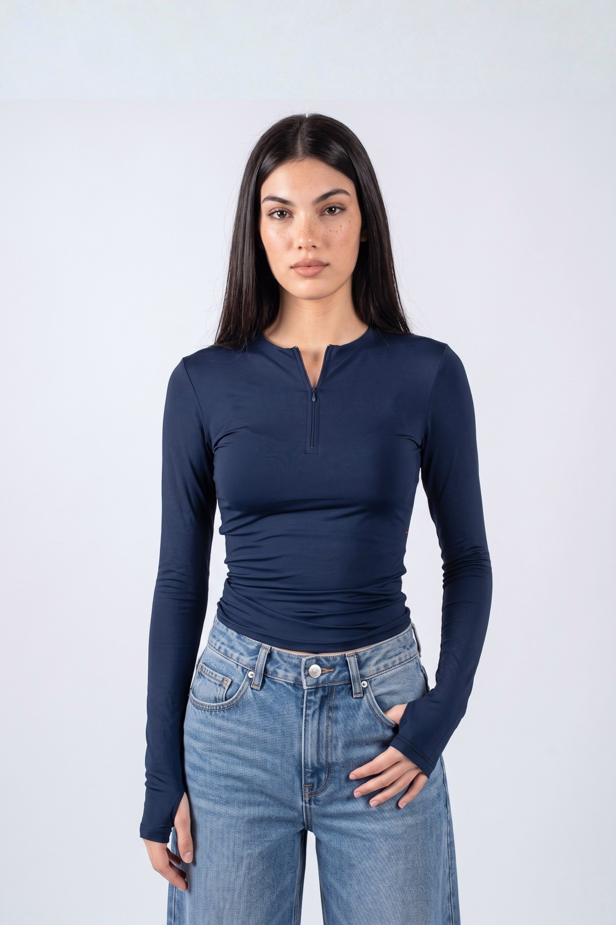 REFINED LONG-SLEEVE ZIPPER