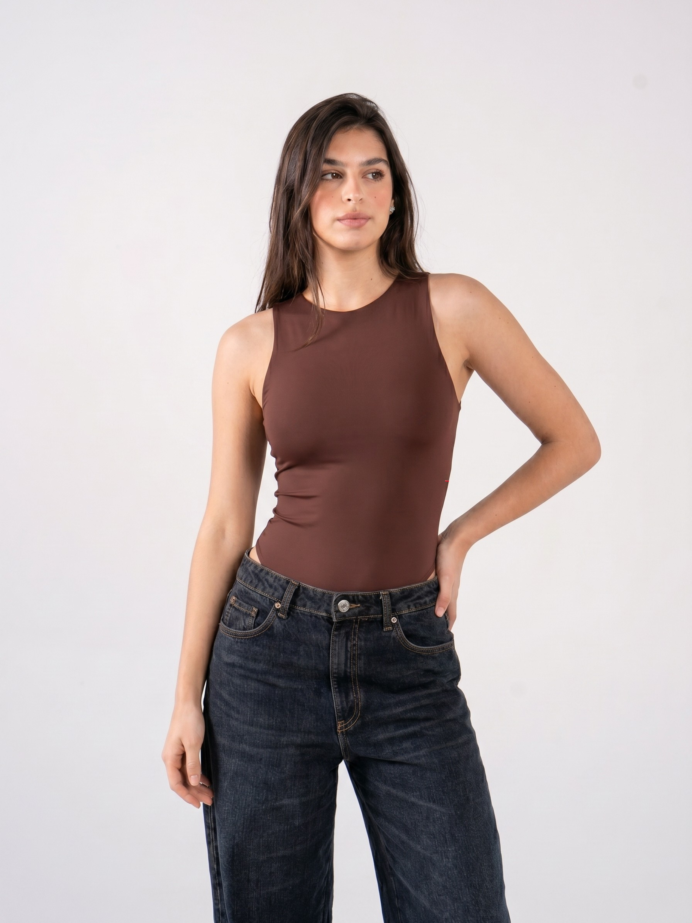 REFINED BODYSUIT ROUND NECK
