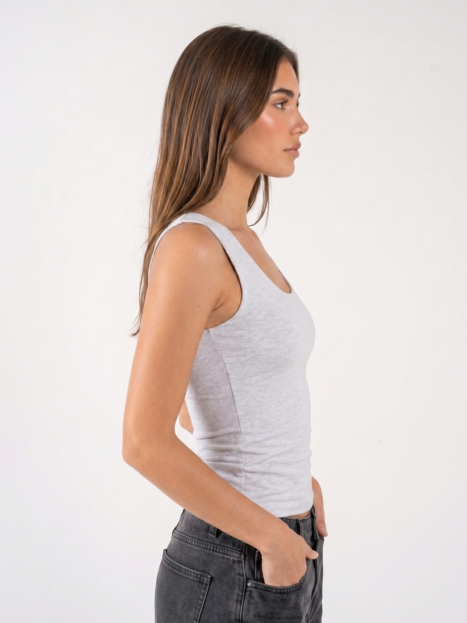 REFINED COTTON TANK-TOP