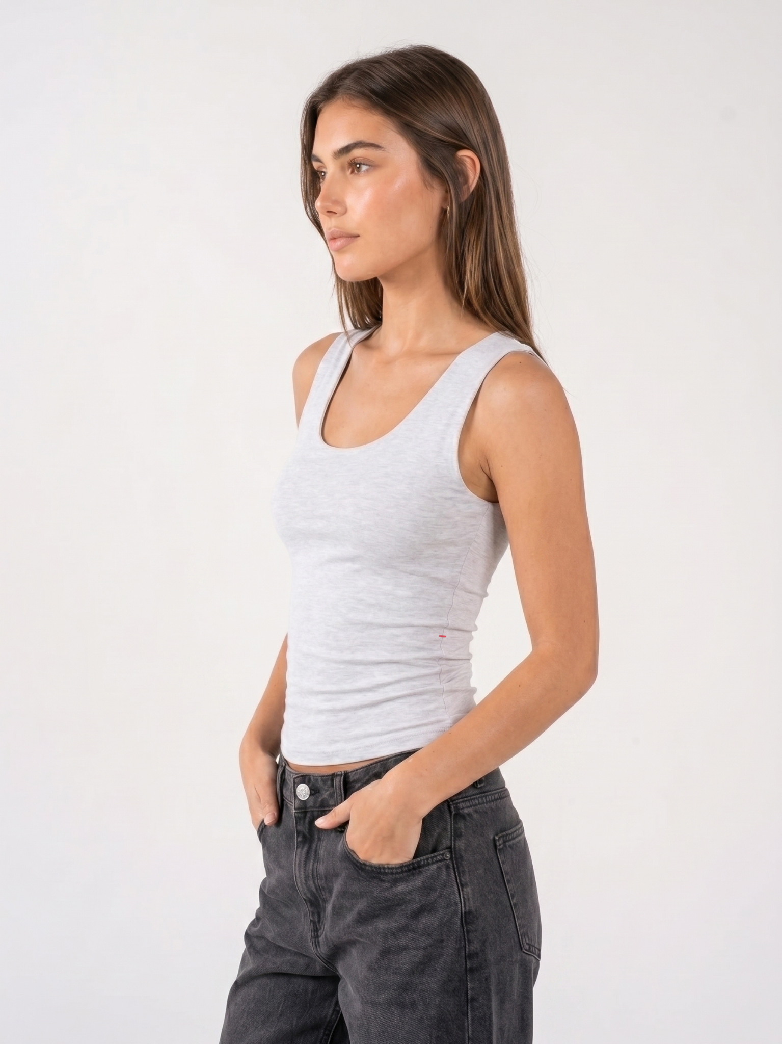 REFINED COTTON TANK-TOP