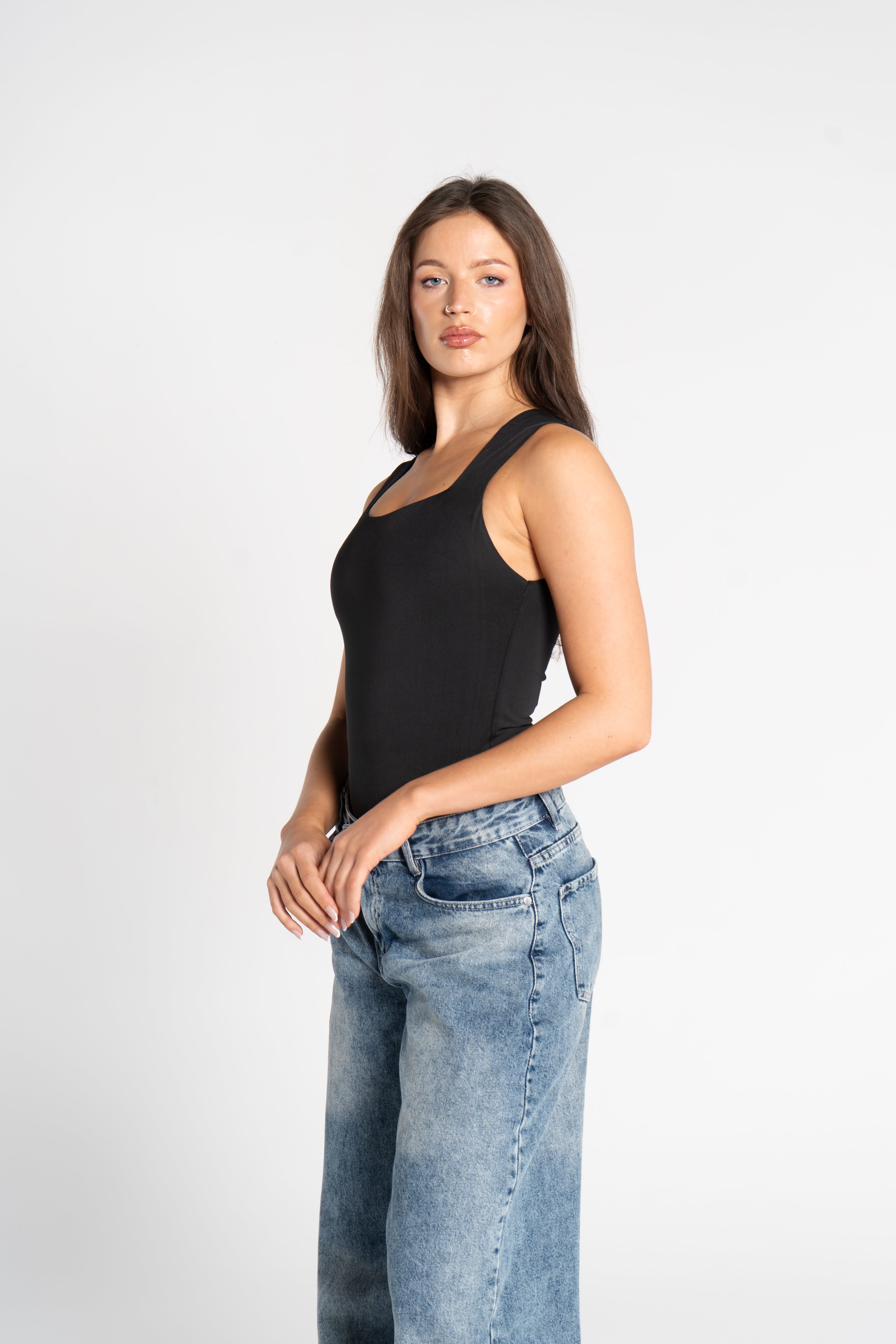 SQUARE NECK BODYSUIT