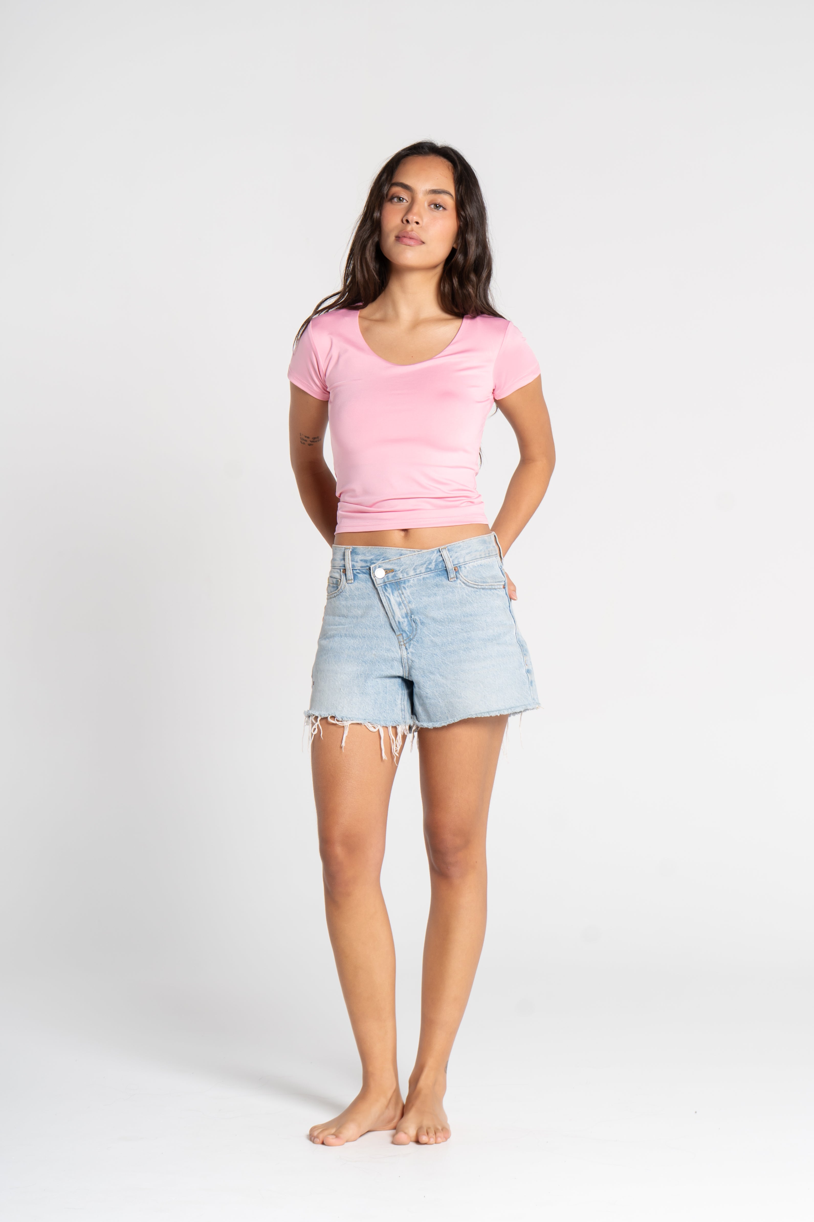 WIDE NECK SHORT SLEEVE ( COLORS )