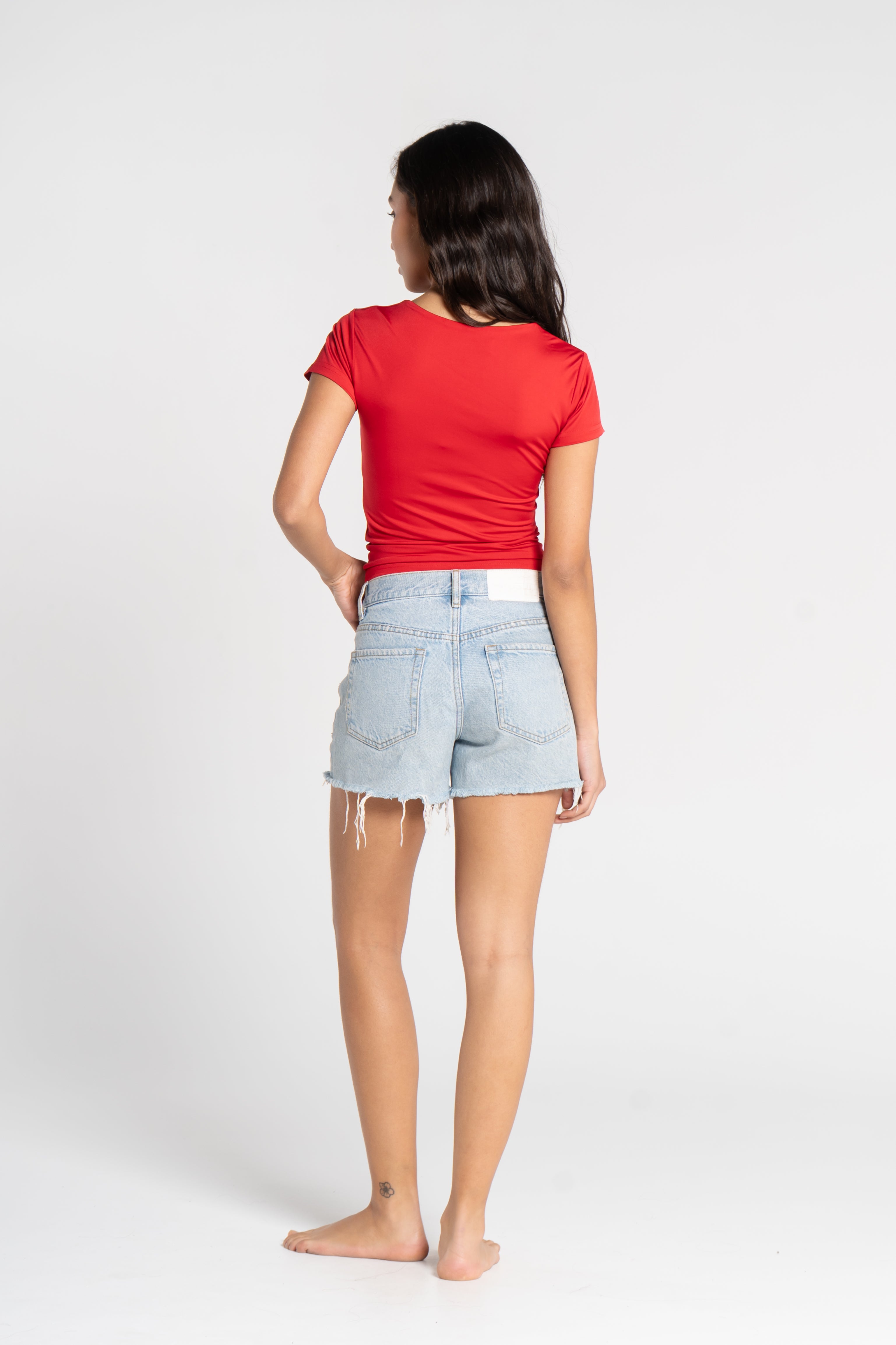 SQUARE NECK SHORT SLEEVE (COLORS)