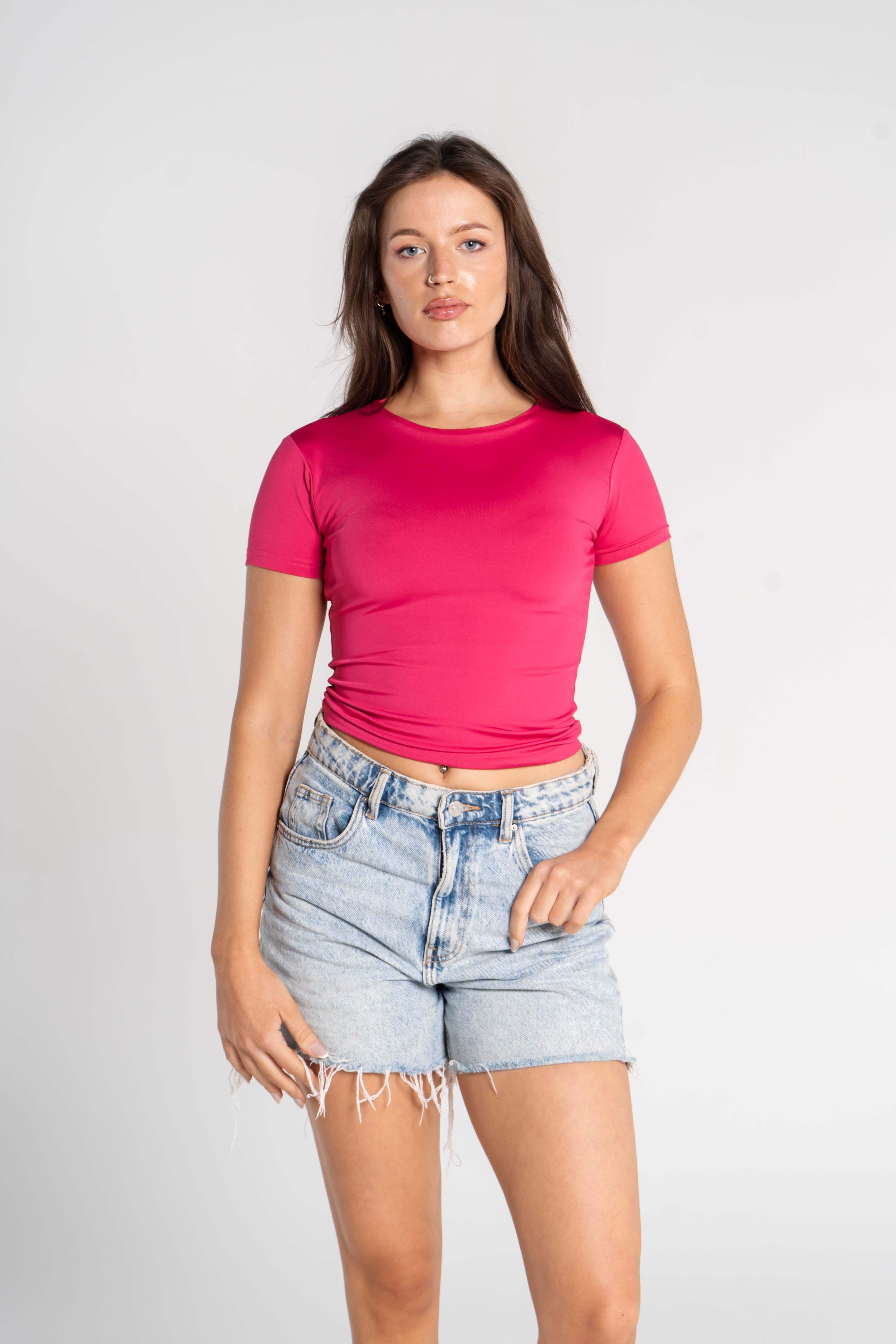 ROUND NECK SHORT SLEEVE ( COLORS )
