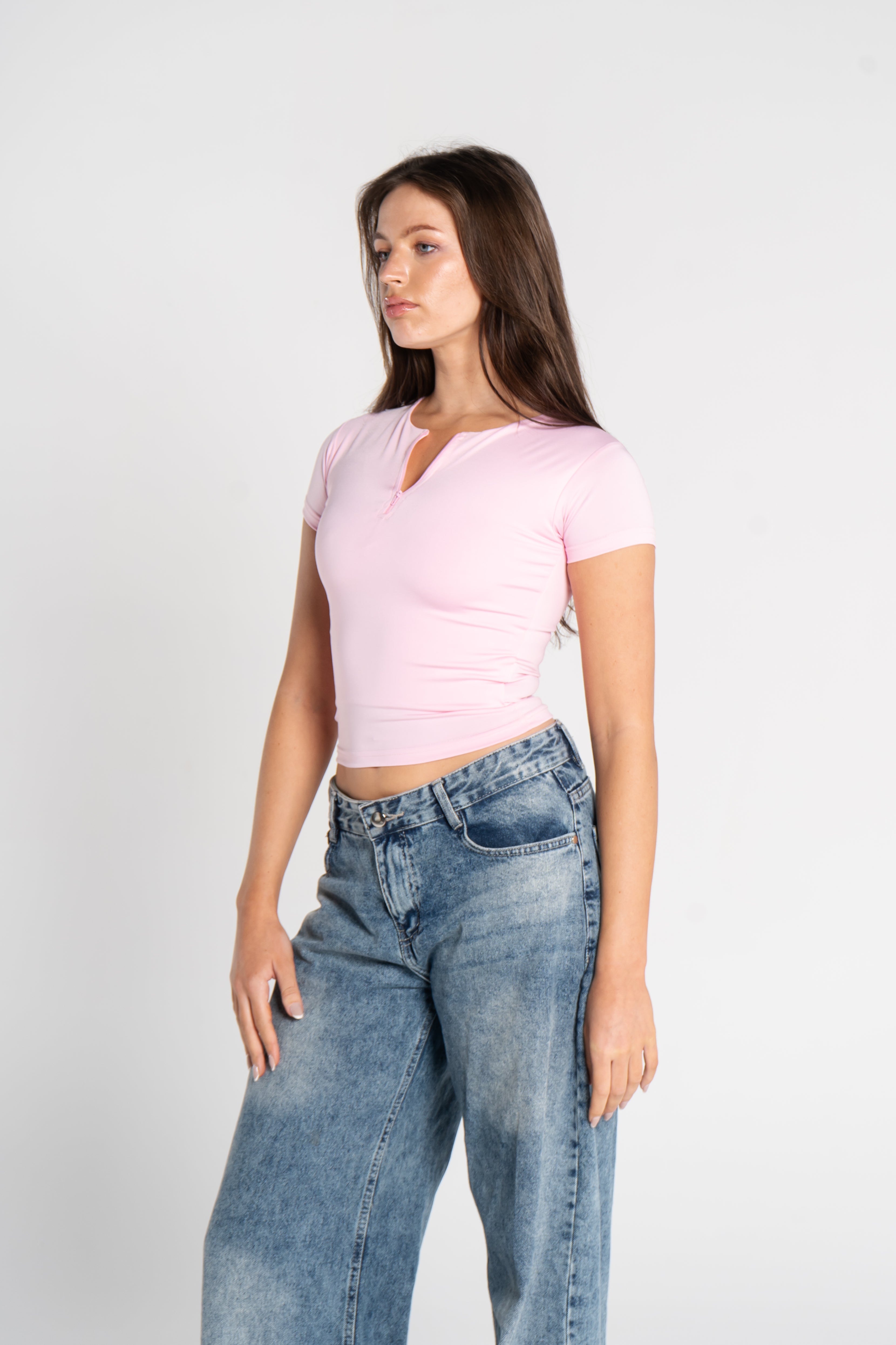 ZIPPER SHORT SLEEVE
