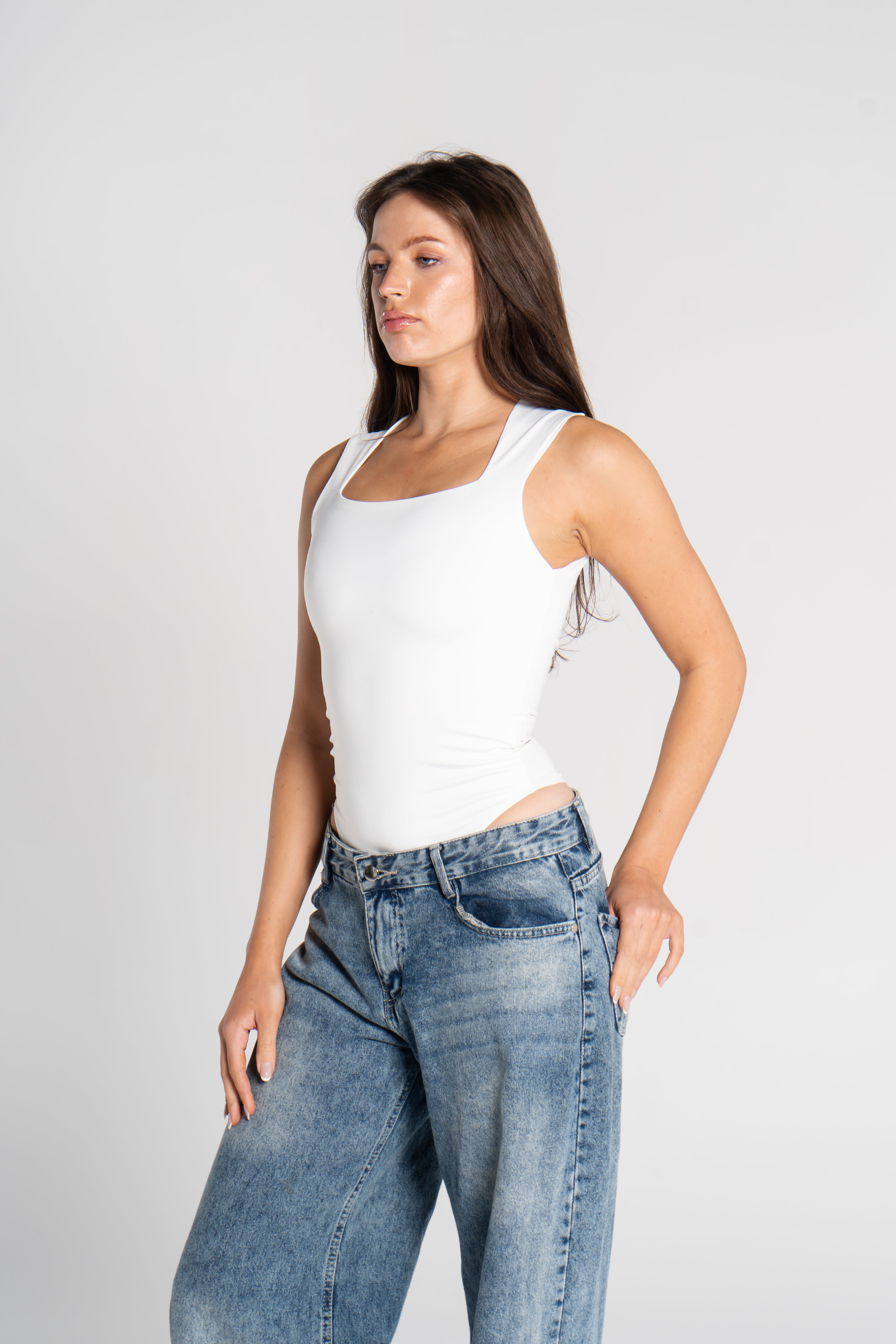 SQUARE NECK BODYSUIT
