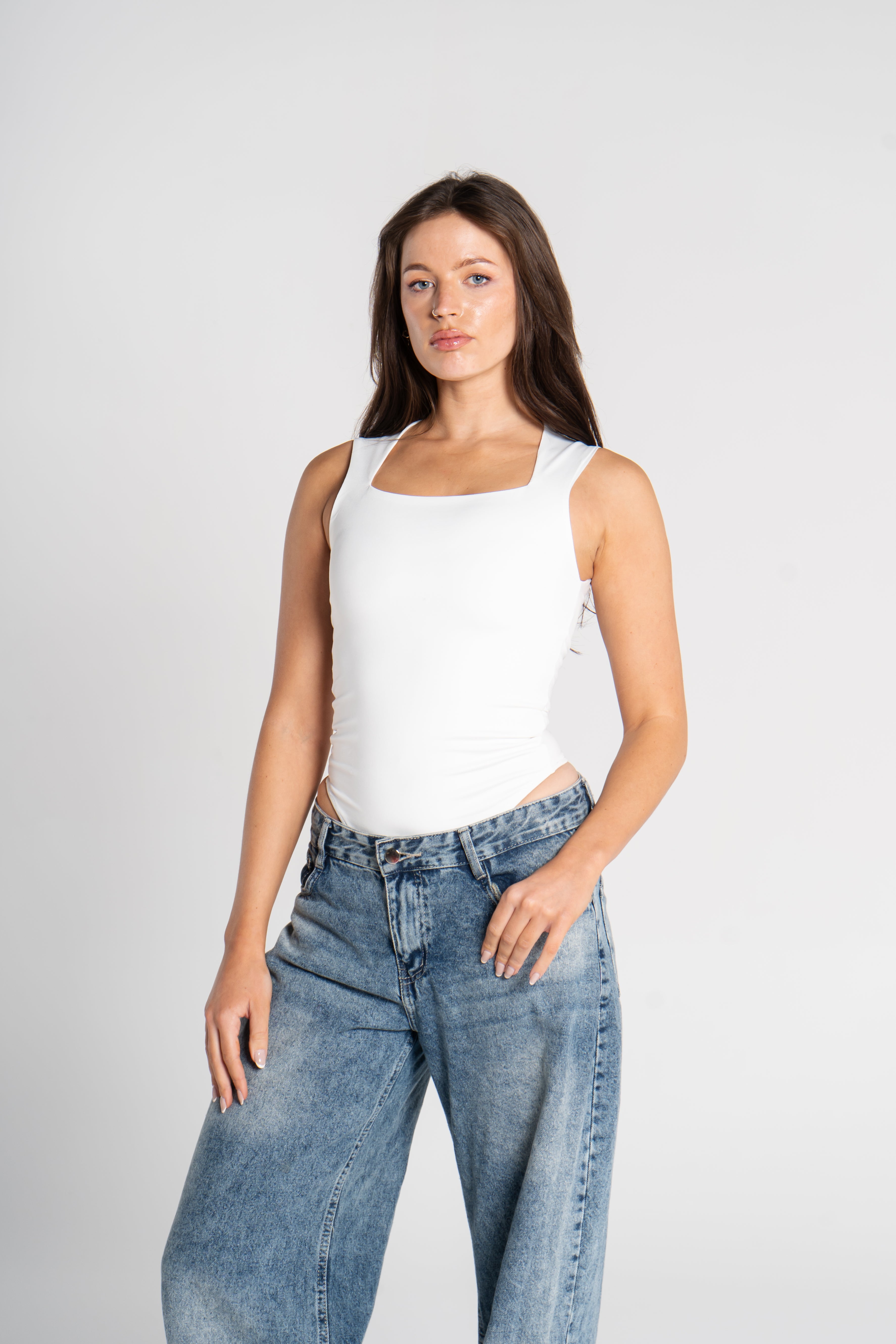 SQUARE NECK BODYSUIT