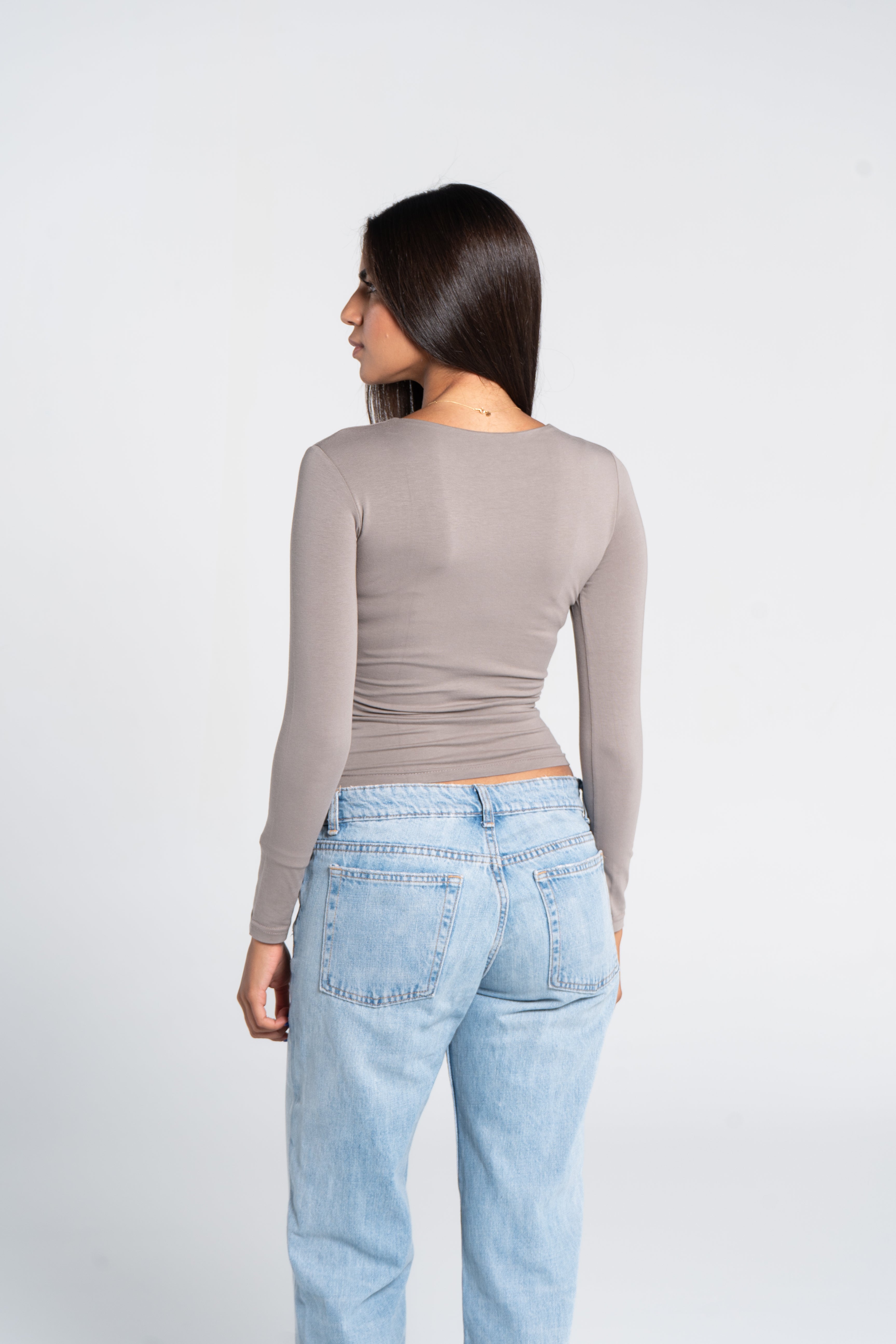 COTTON ROUND NECK LONG SLEEVE