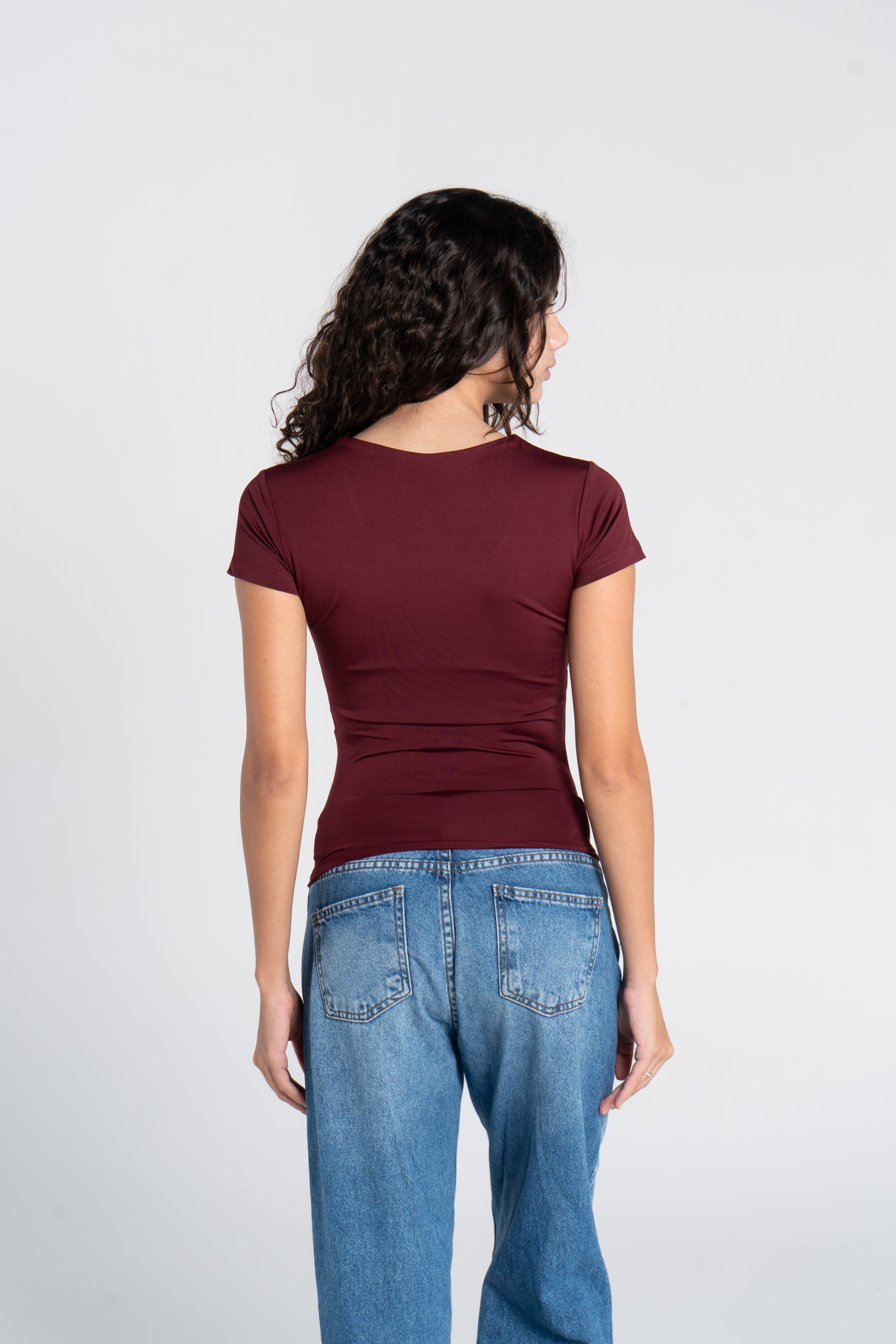 WIDE NECK SHORT SLEEVE ( COLORS )
