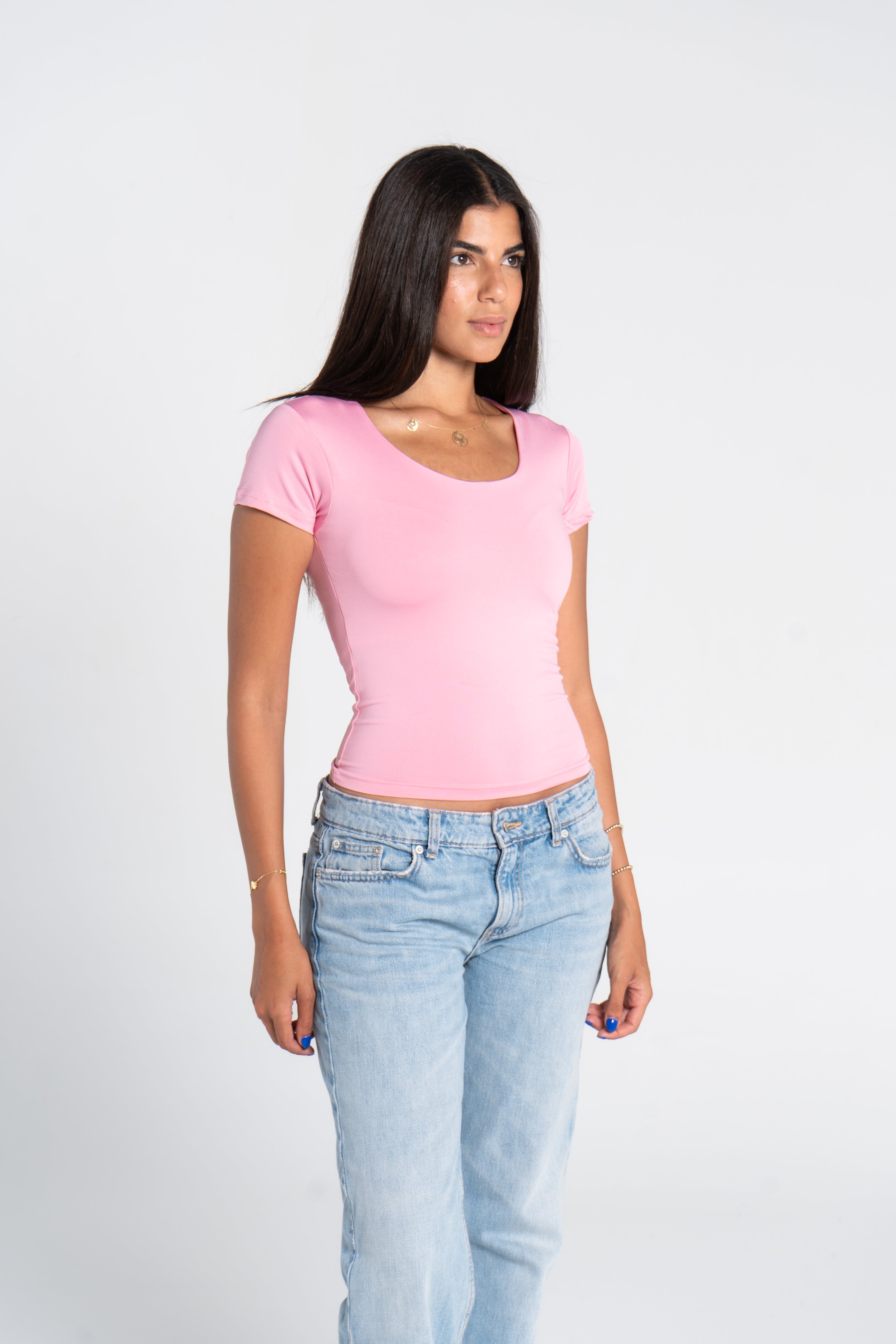 WIDE NECK SHORT SLEEVE ( COLORS )