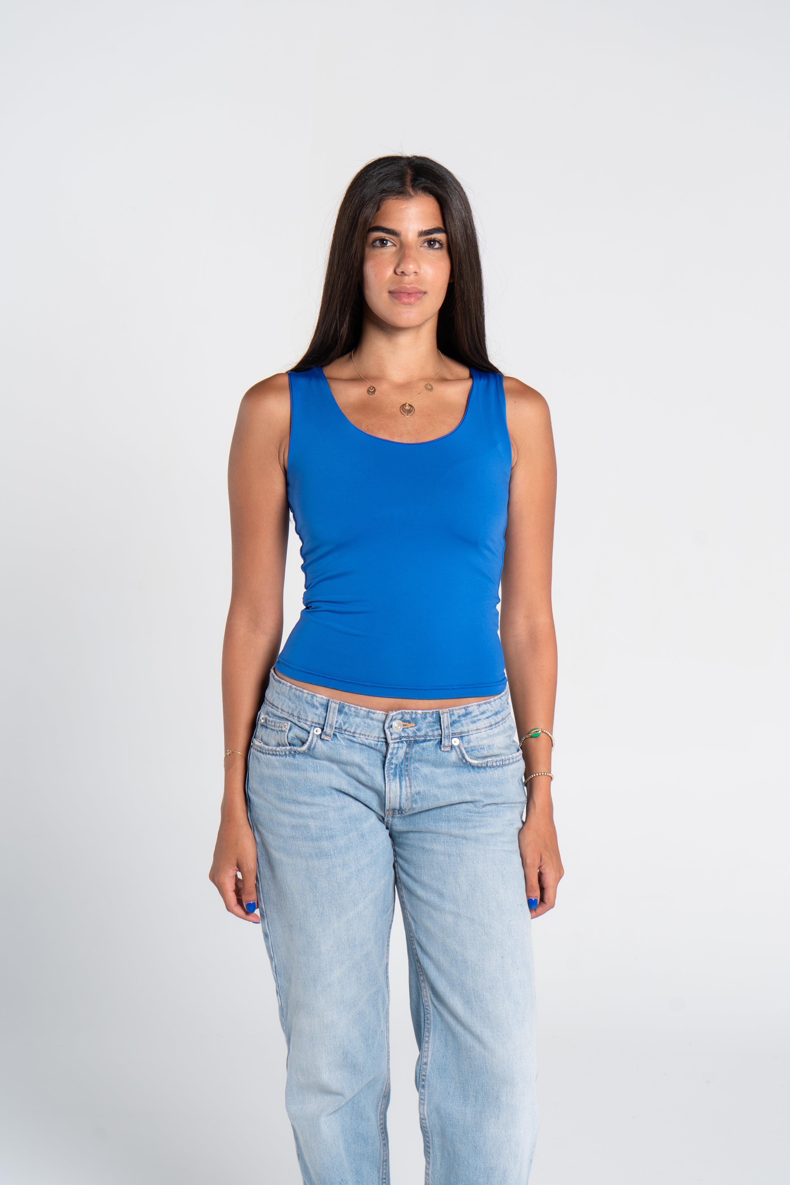 TANK TOP WIDE NECK ( COLORS )