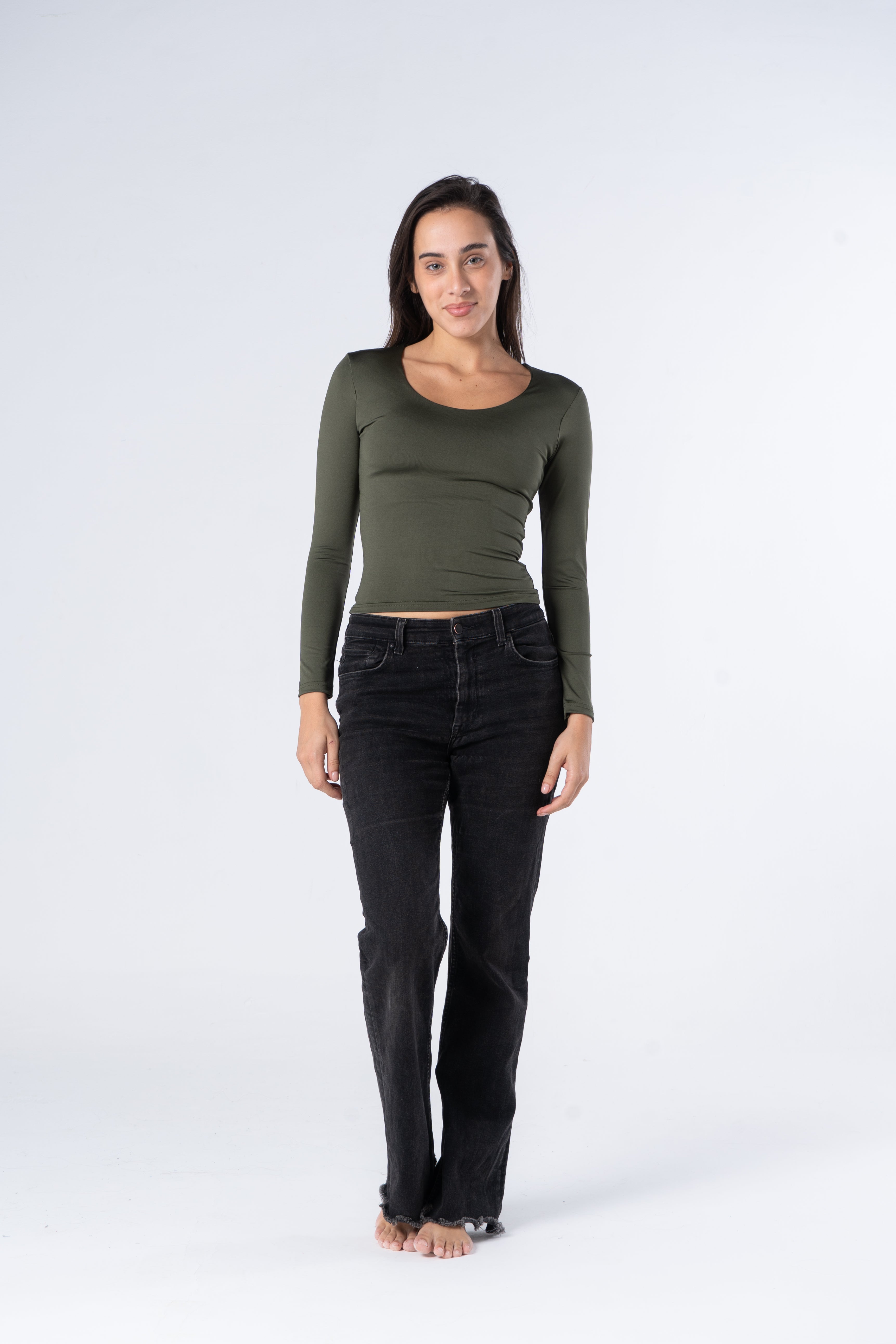 WIDE NECK LONG SLEEVE