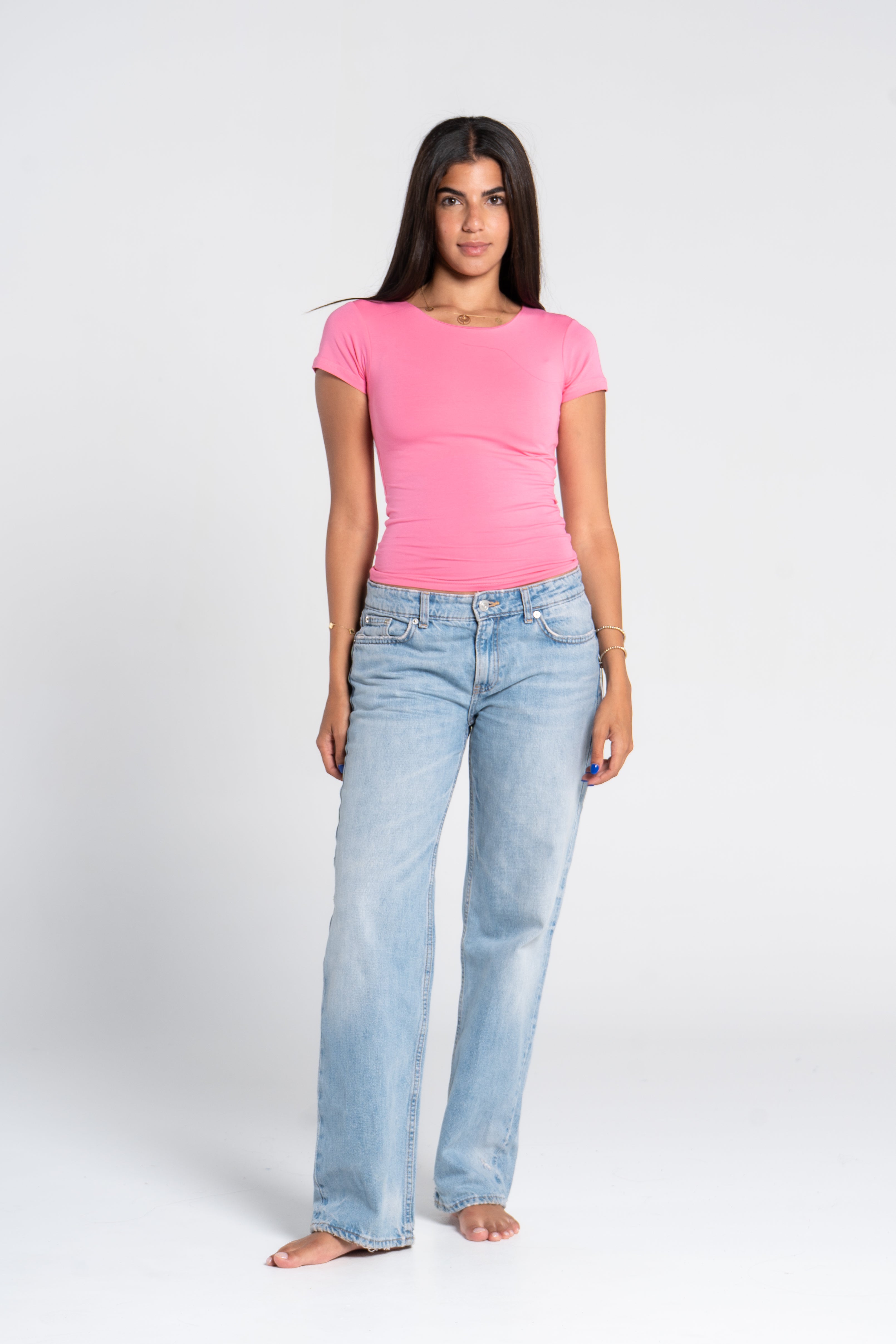 COTTON ROUND NECK SHORT SLEEVE