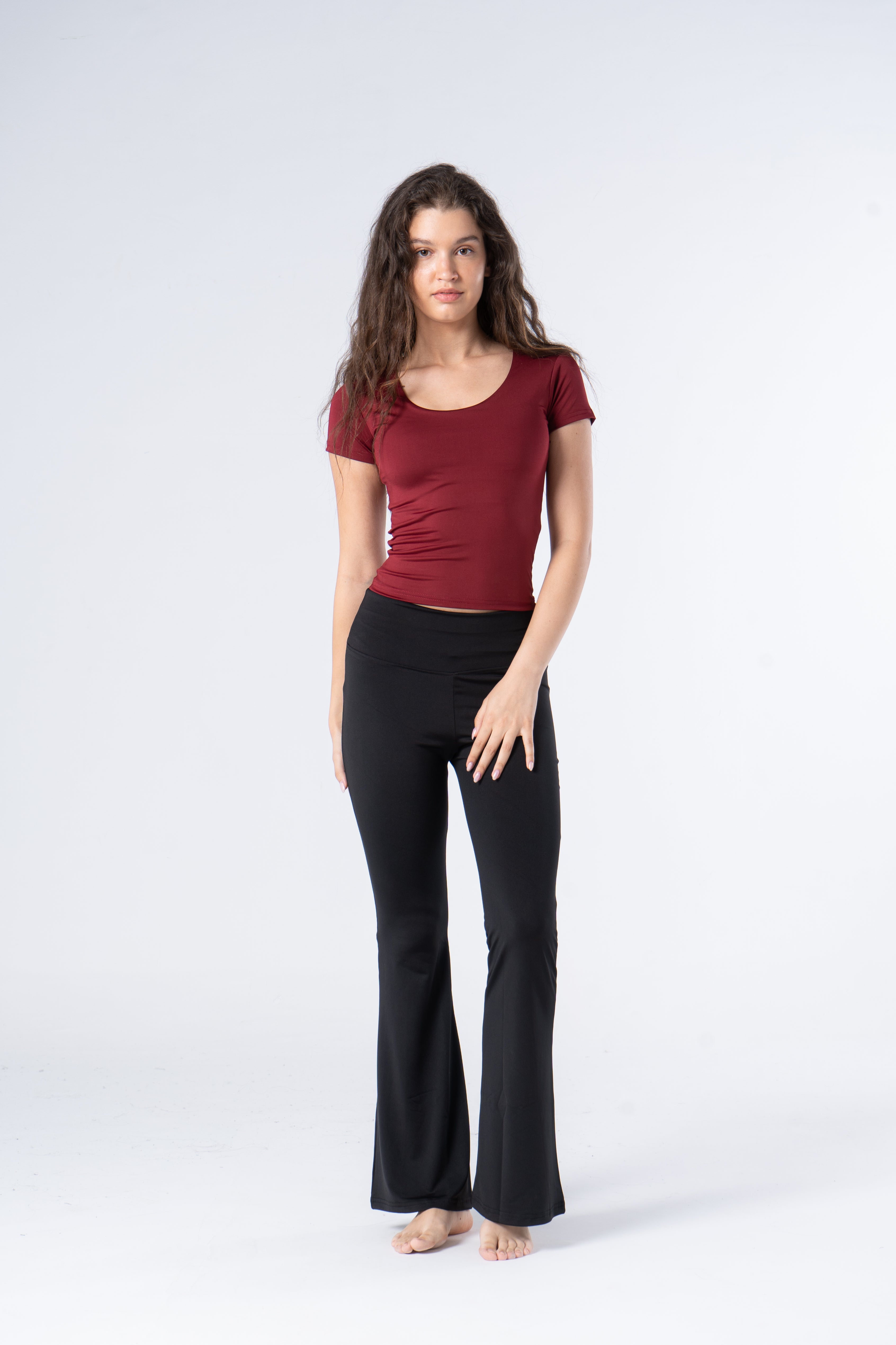 WIDE NECK SHORT SLEEVE ( COLORS )