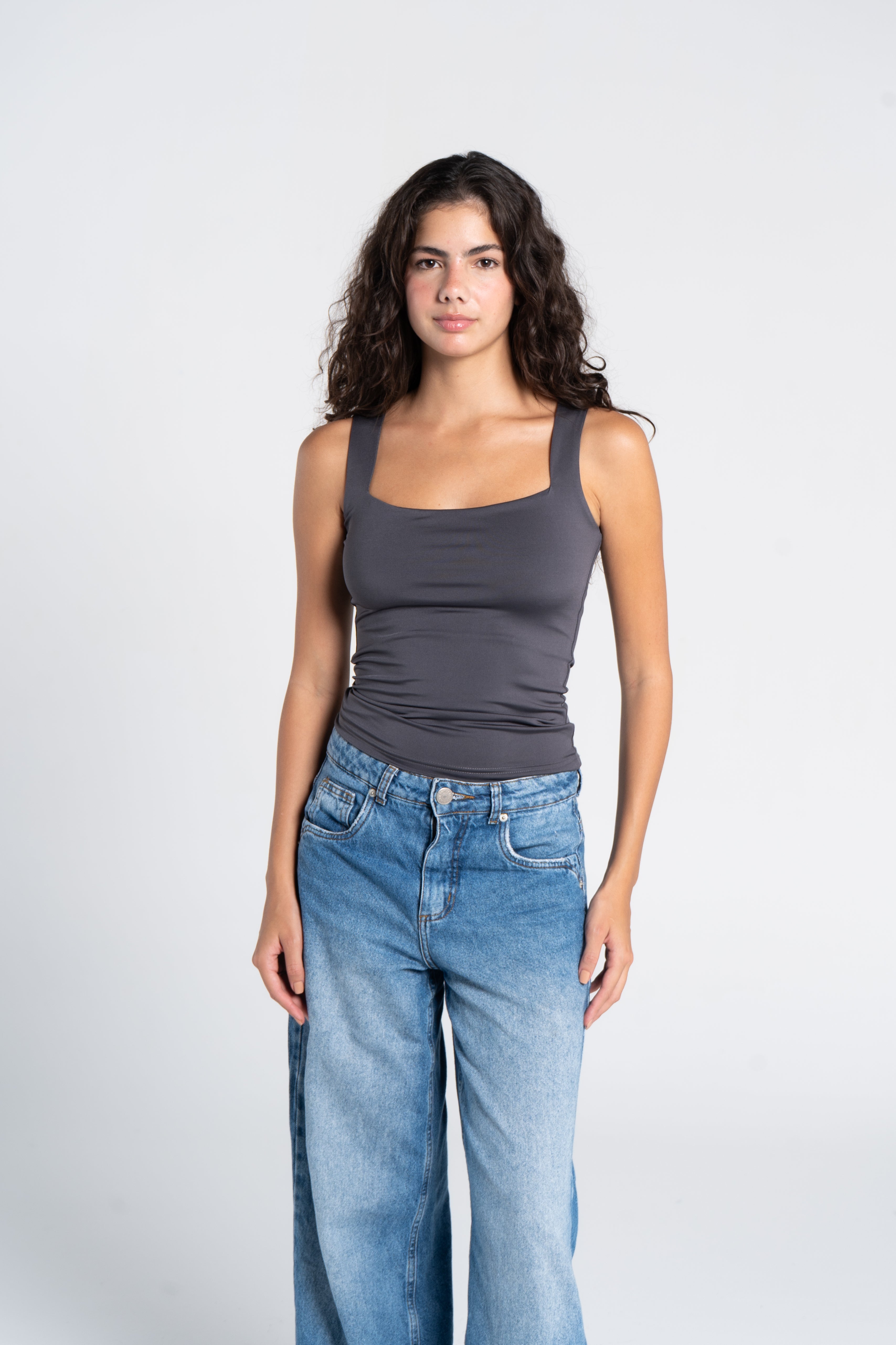 SQUARE NECK TANK TOP
