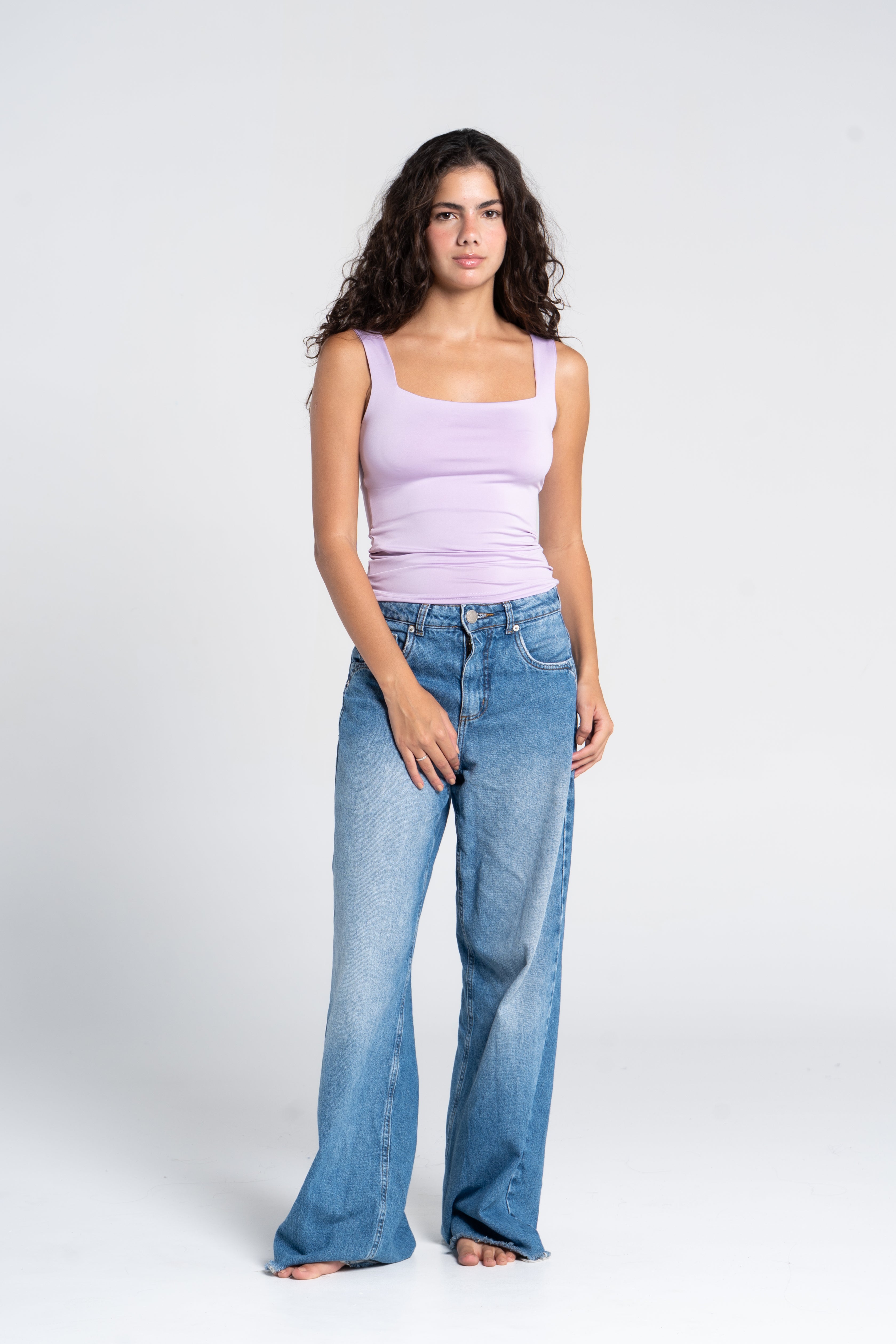SQUARE NECK TANK TOP