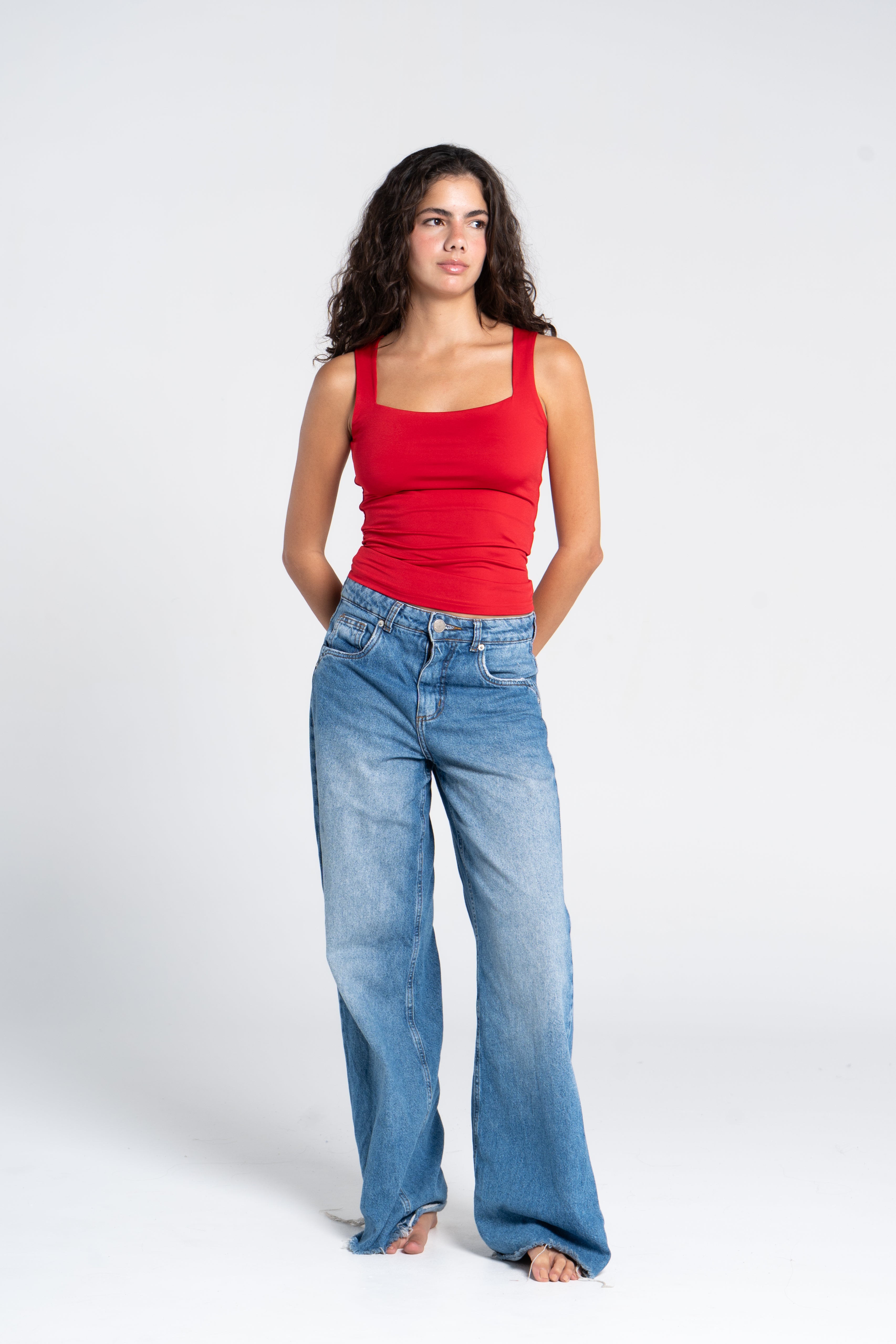 SQUARE NECK TANK TOP
