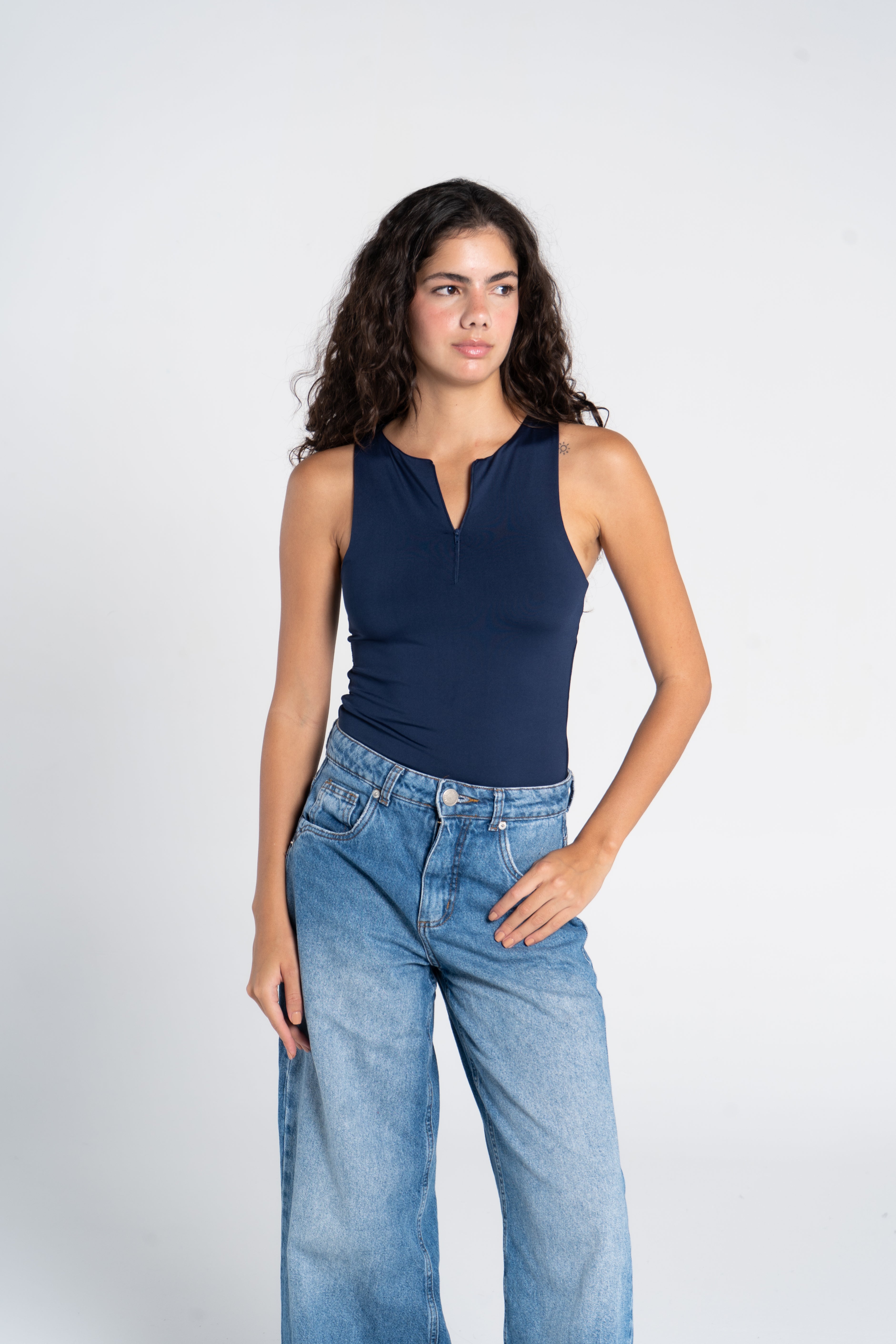 ZIPPER BODYSUIT