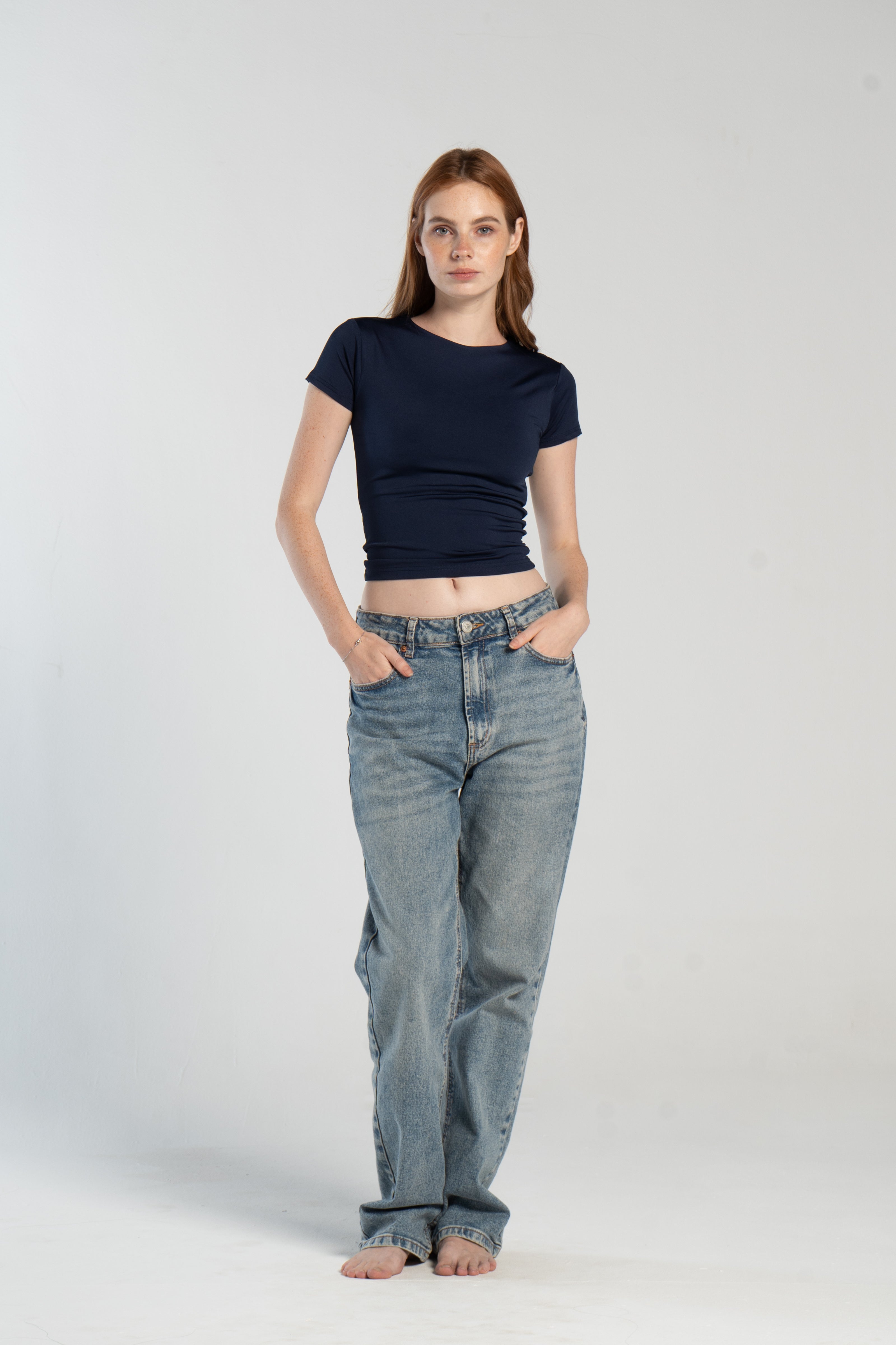ROUND NECK SHORT SLEEVE ( COLORS )