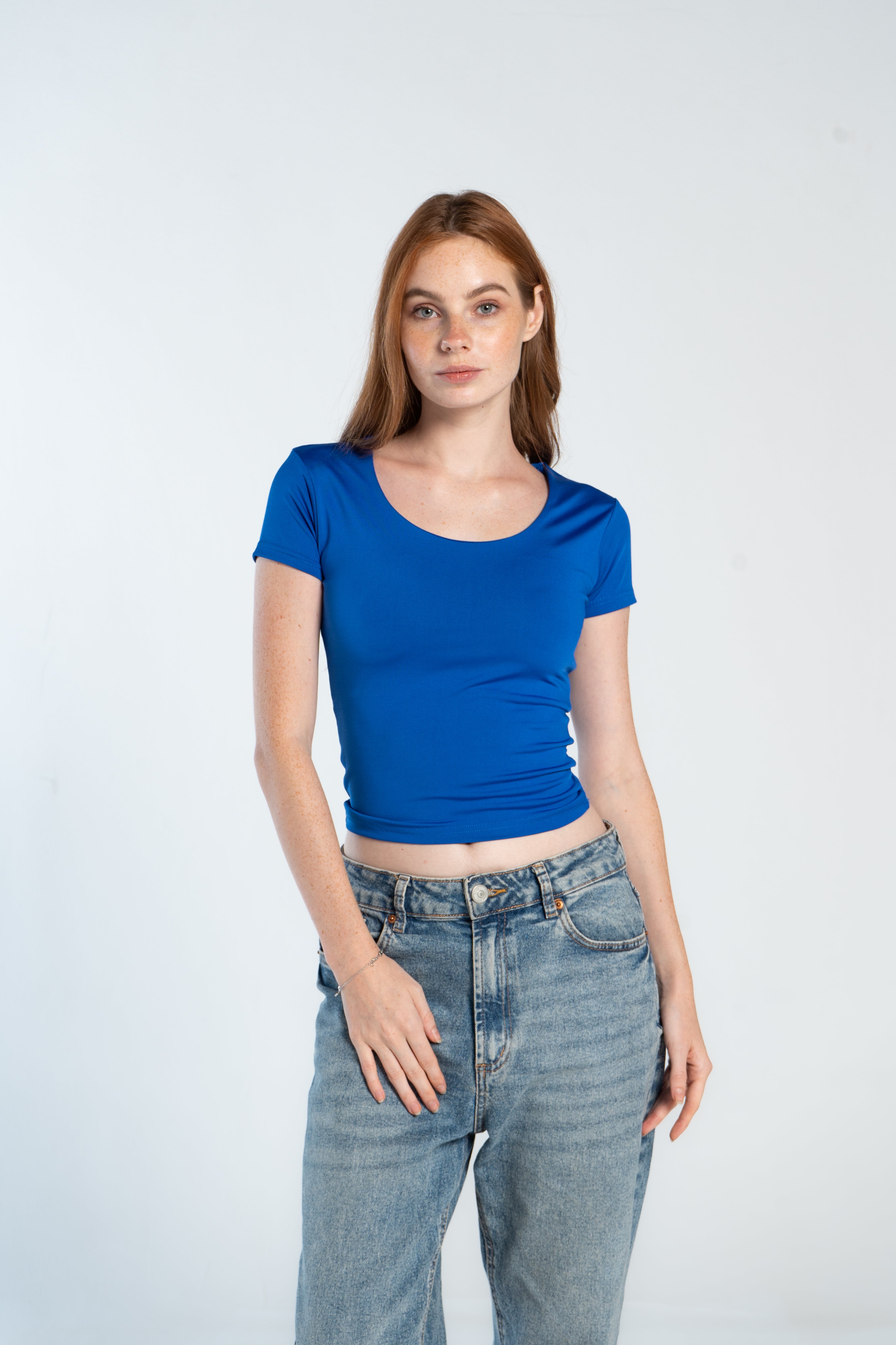 WIDE NECK SHORT SLEEVE ( COLORS )