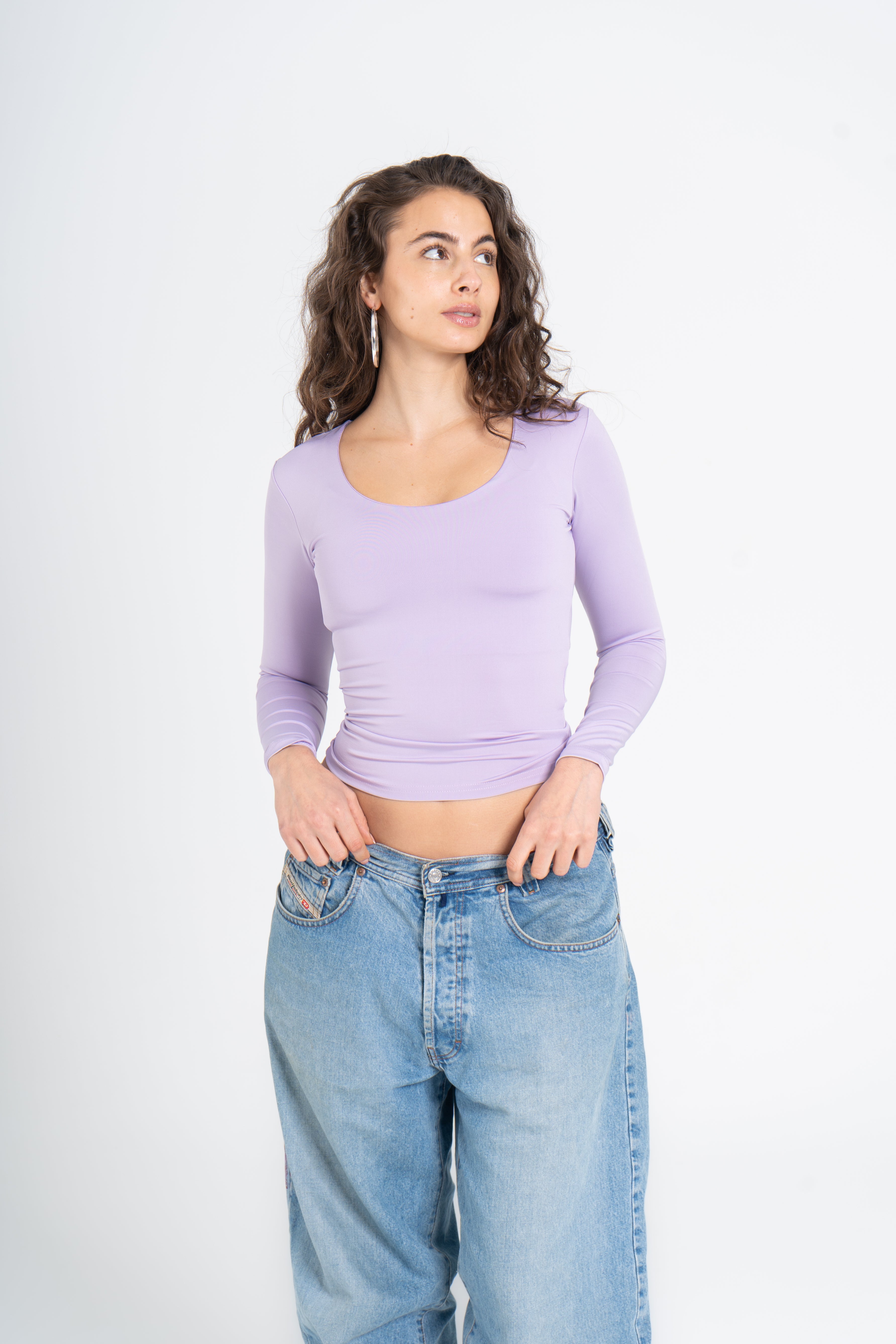 WIDE NECK LONG SLEEVE