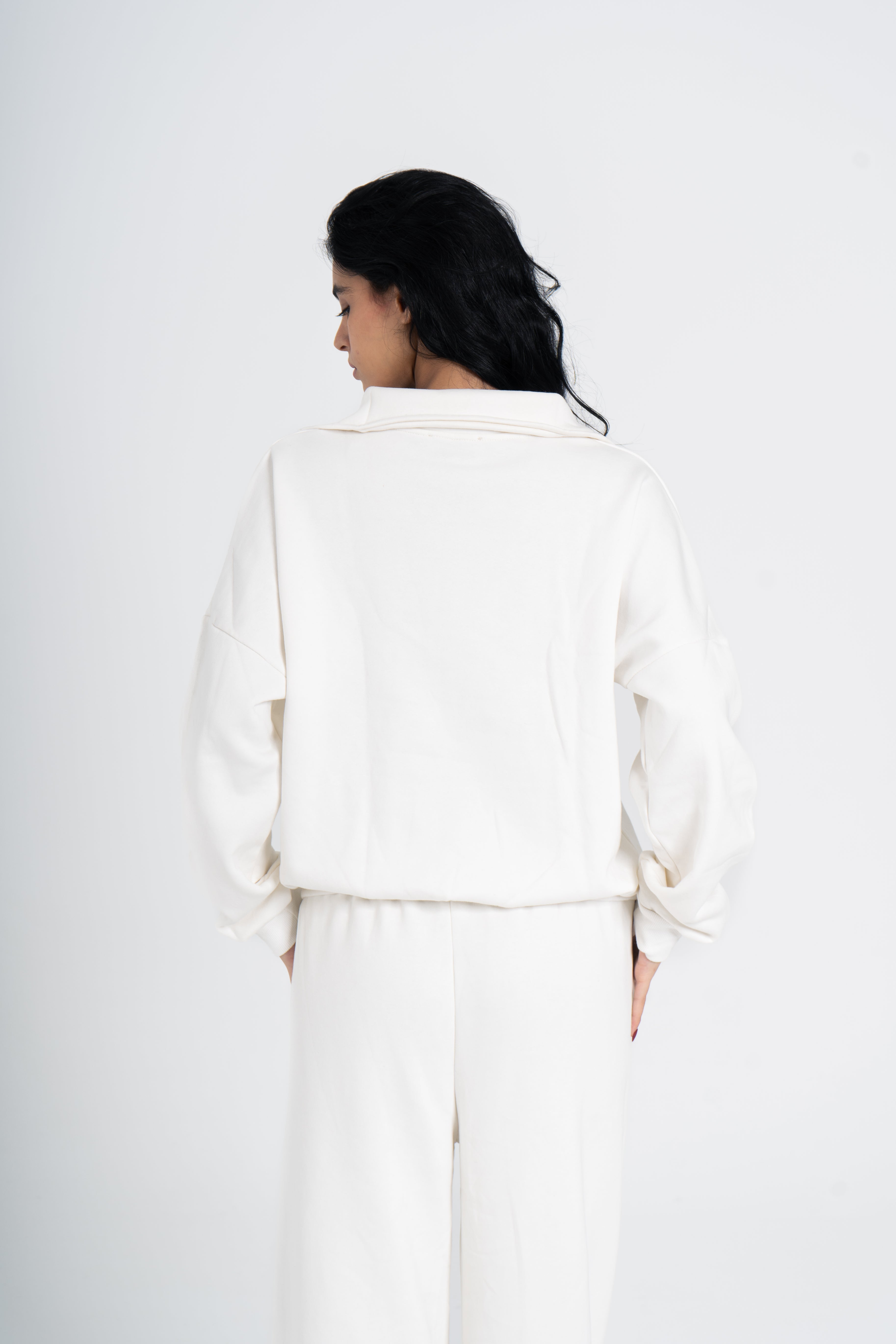 (EXTRA) HIGH NECK ZIPPER SWEAT SHIRT
