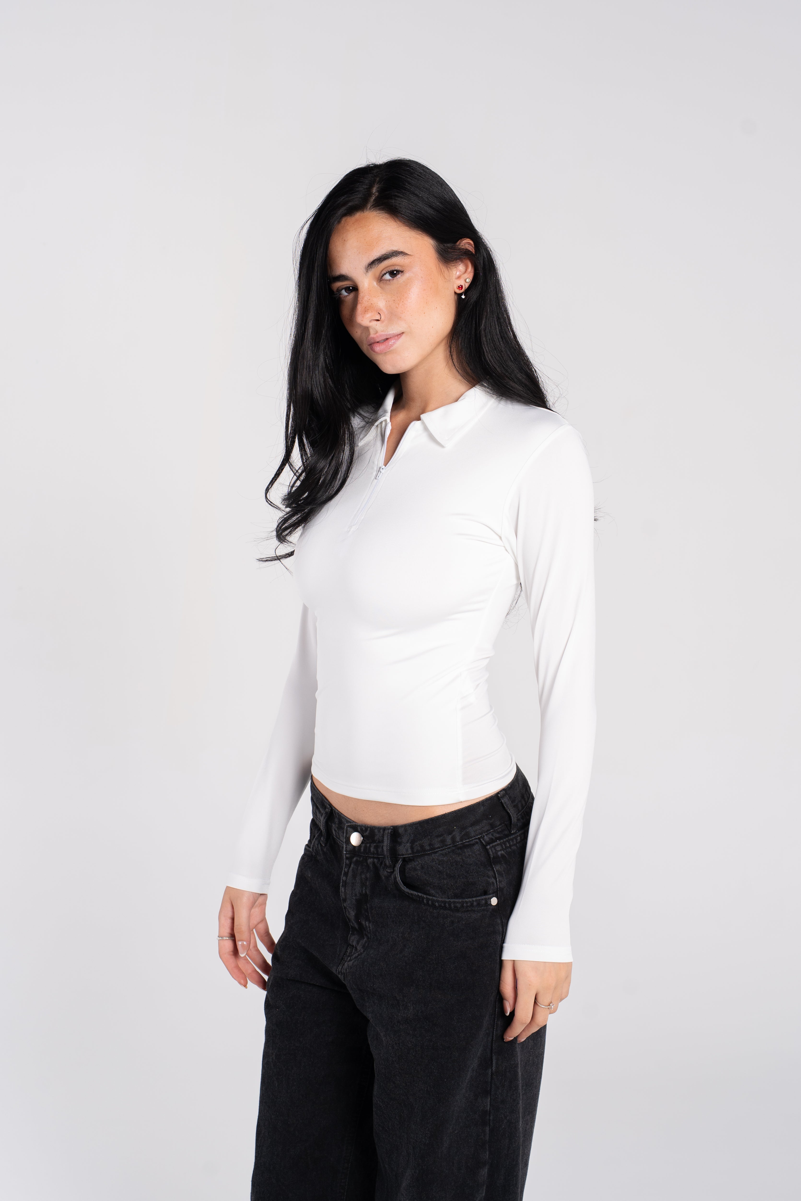 POLO ZIPPER LONG SLEEVE