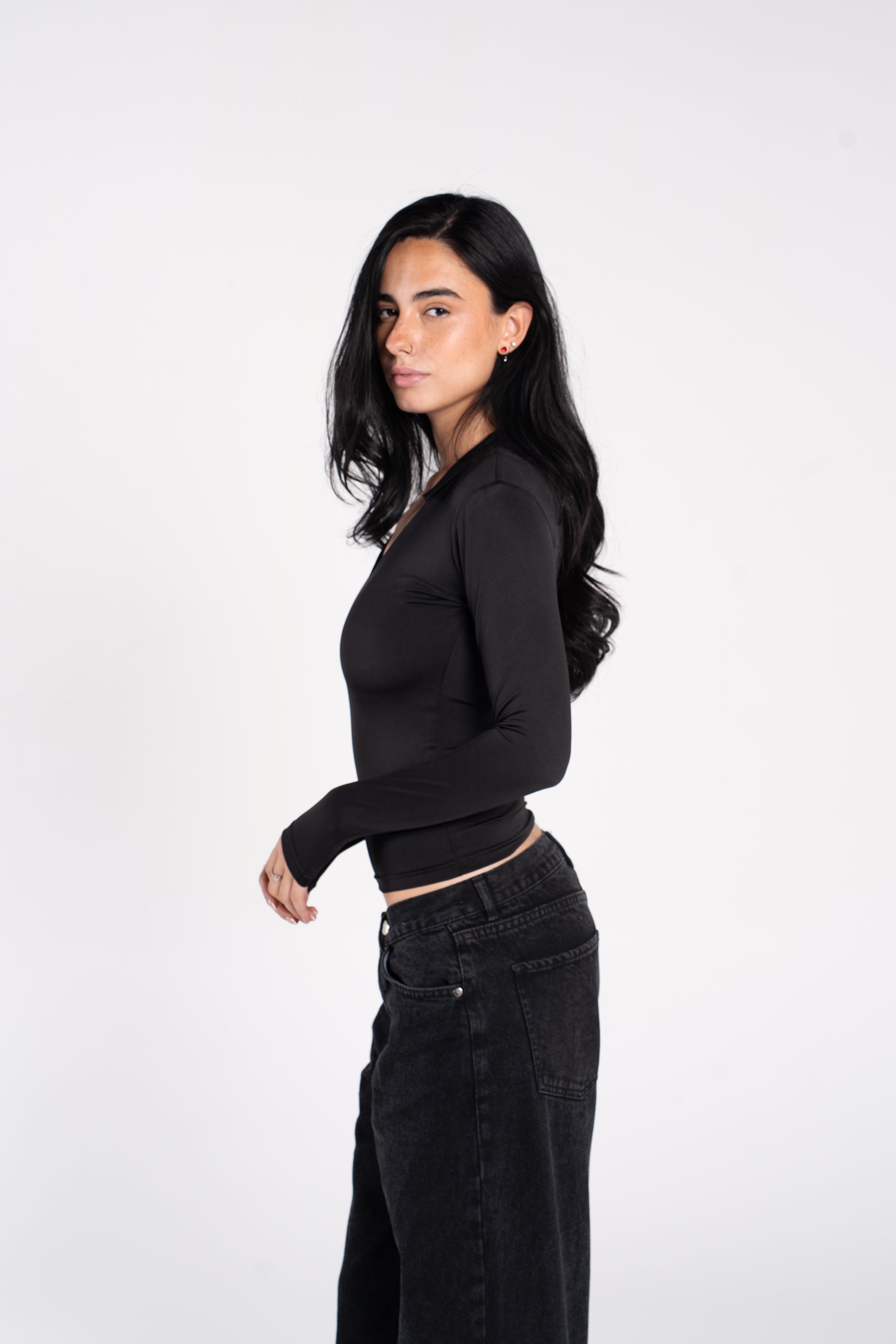 V POLO LONG SLEEVE