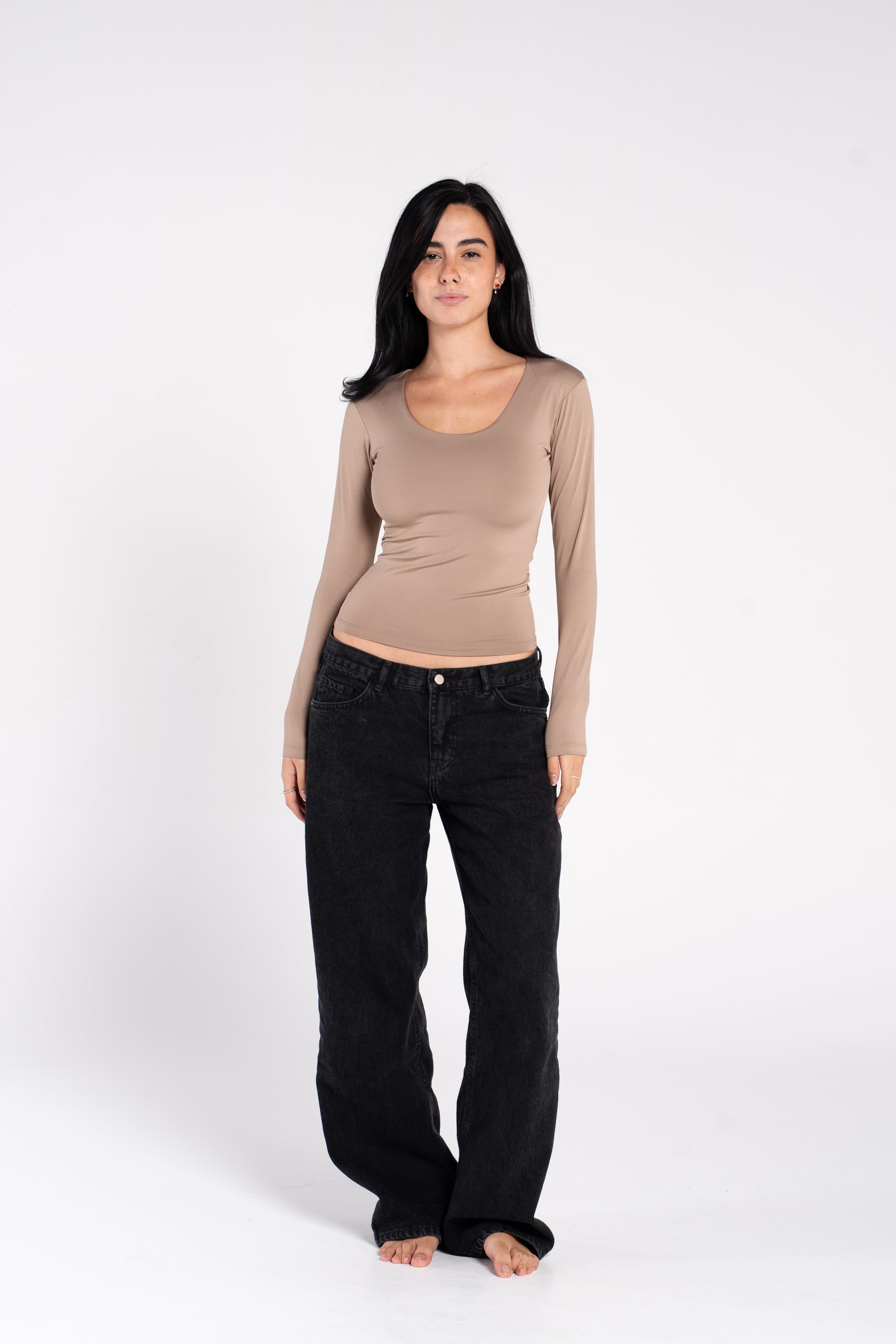 WIDE NECK LONG SLEEVE