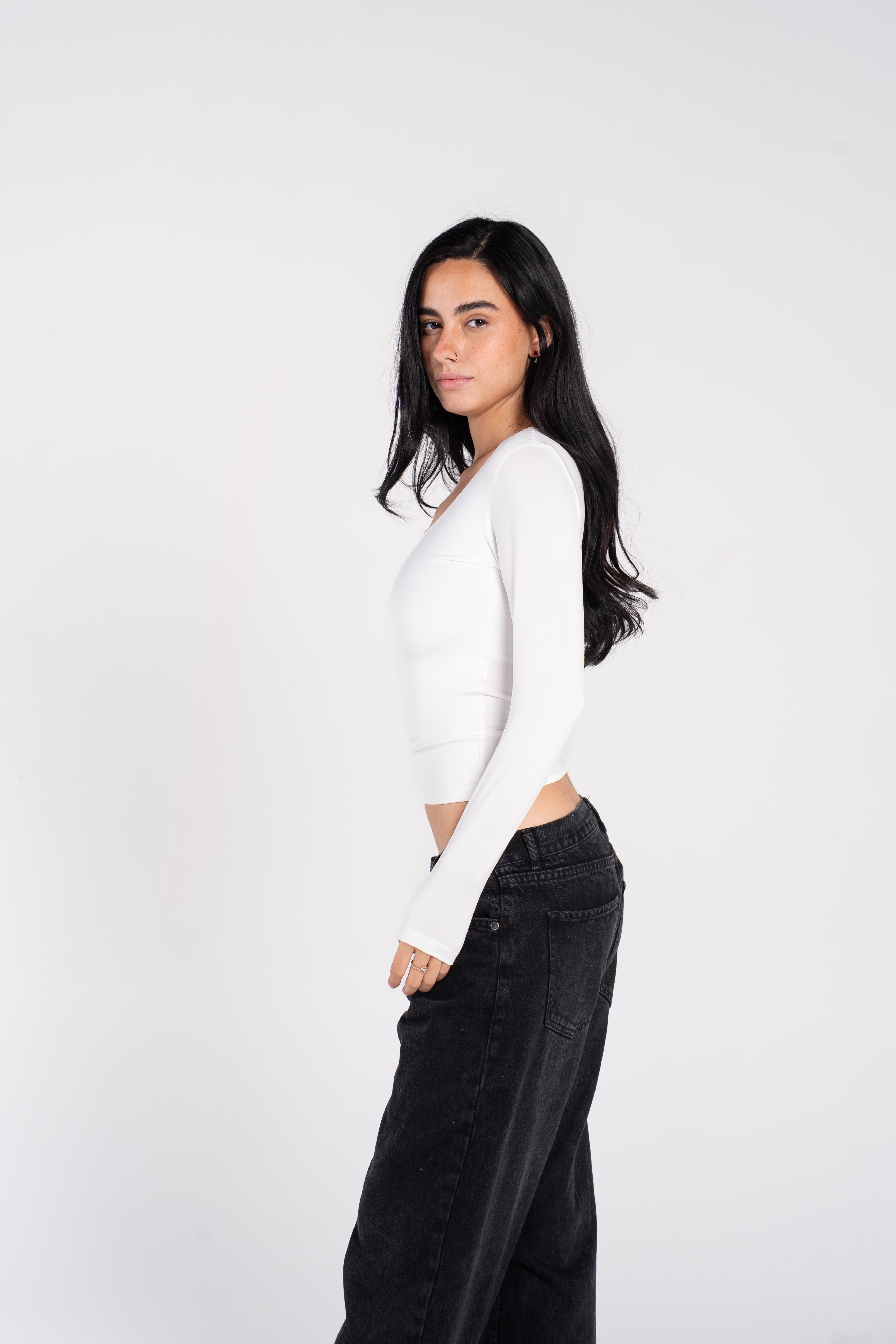 WIDE NECK LONG SLEEVE