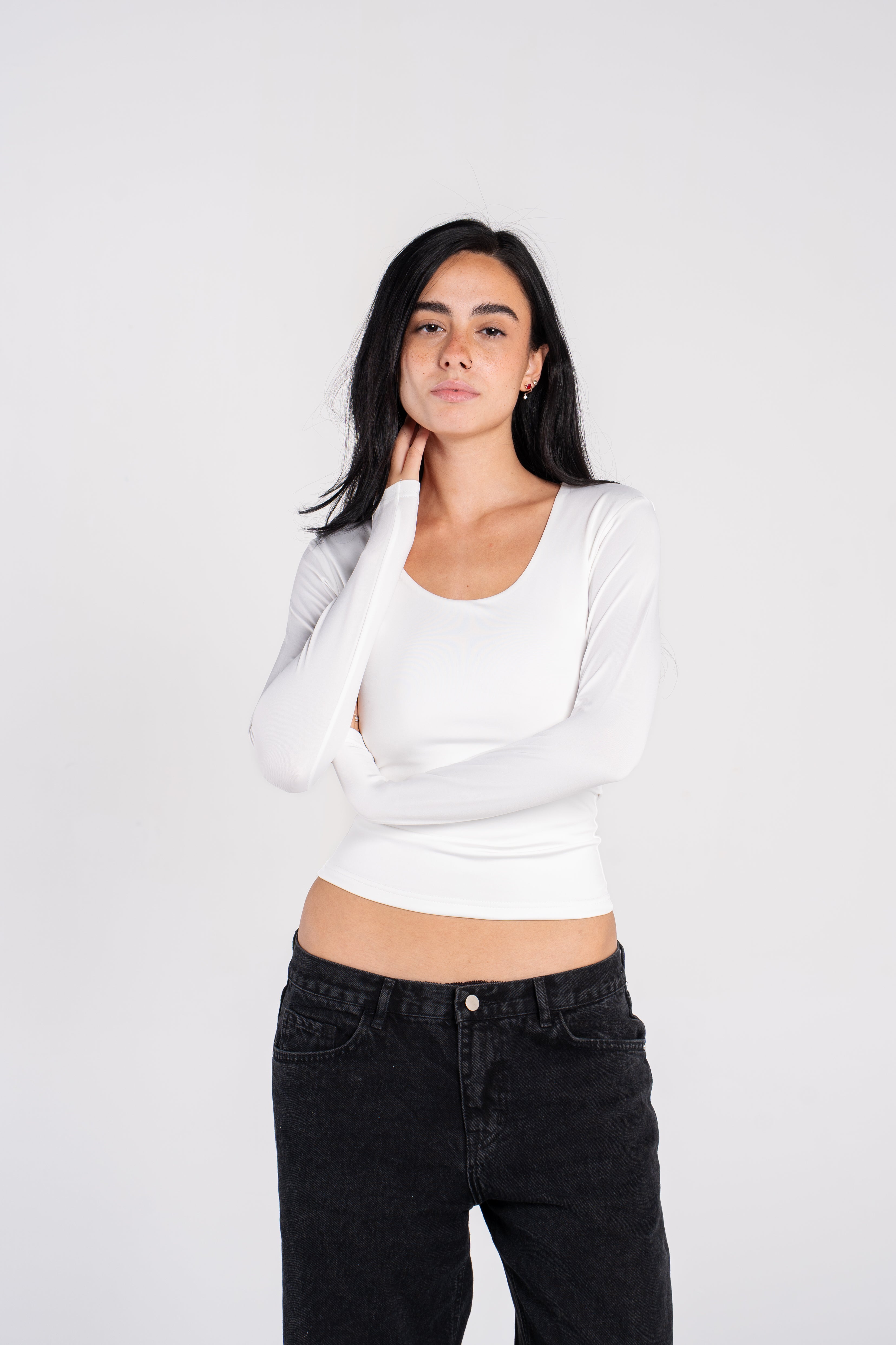WIDE NECK LONG SLEEVE