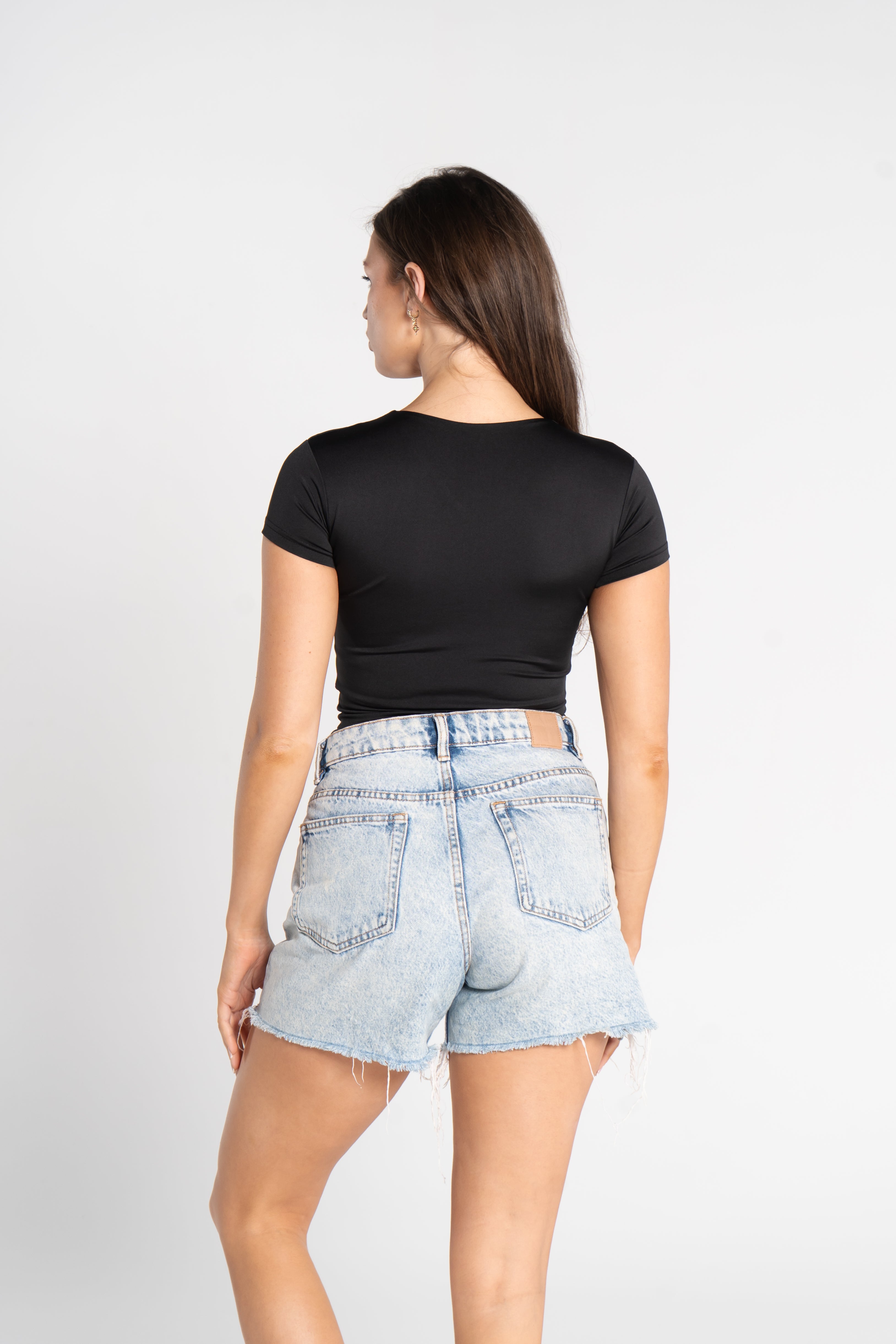 V NECK SHORT SLEEVE