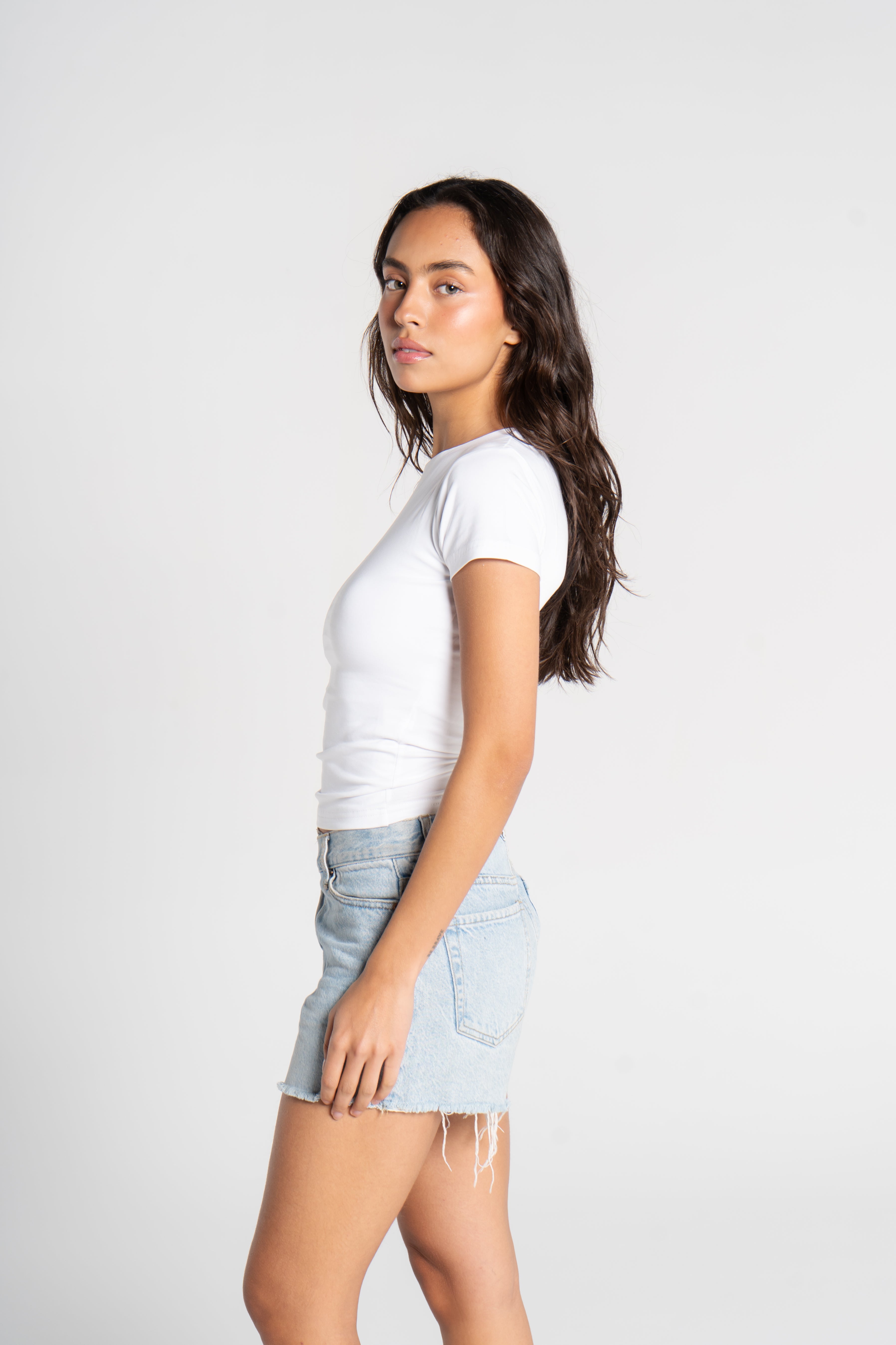COTTON ROUND NECK SHORT SLEEVE