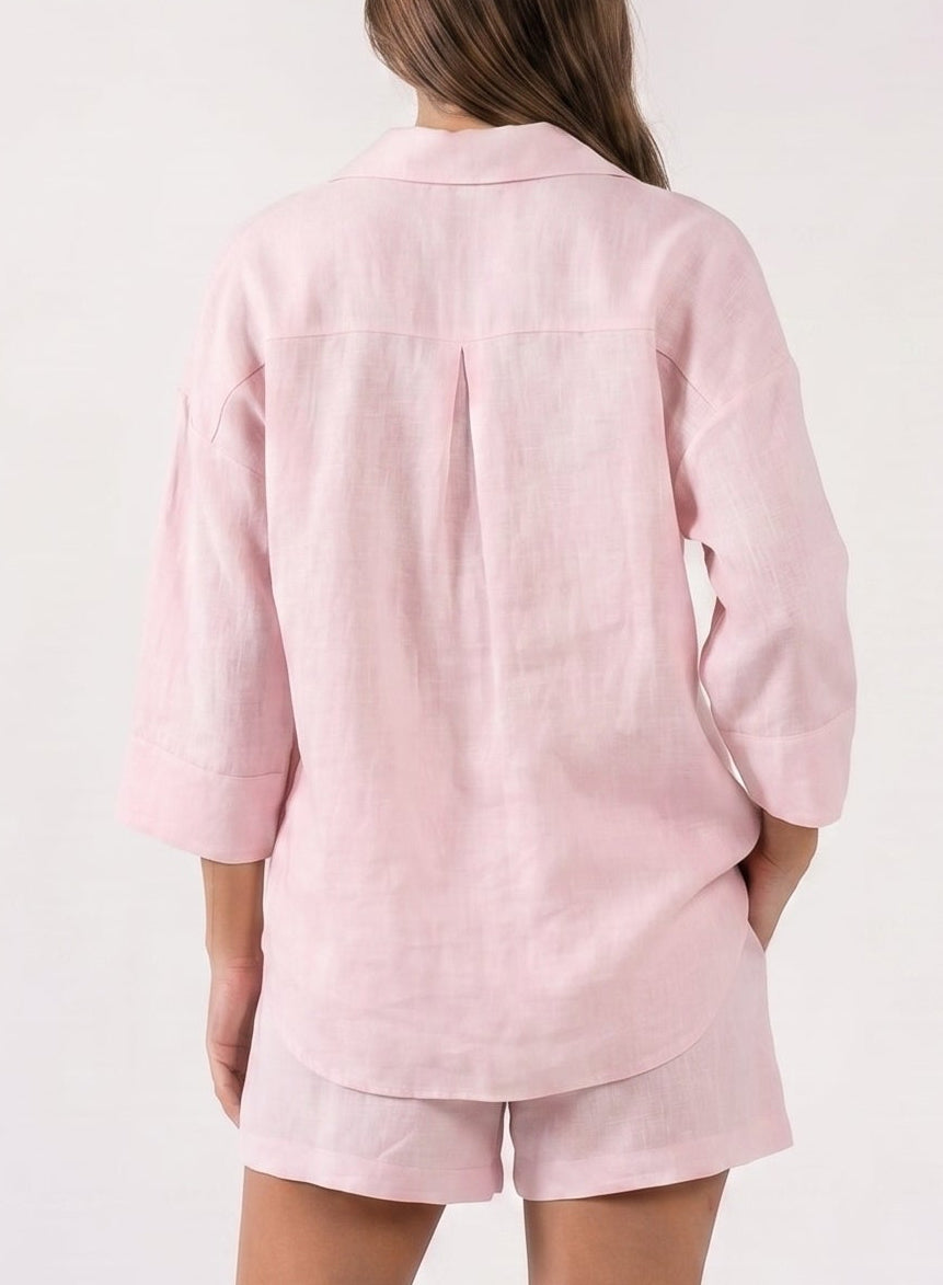 REFINED LINEN SHIRT