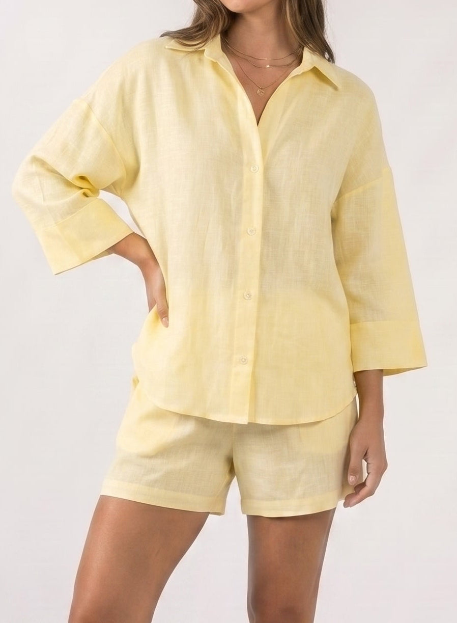 REFINED LINEN SHIRT