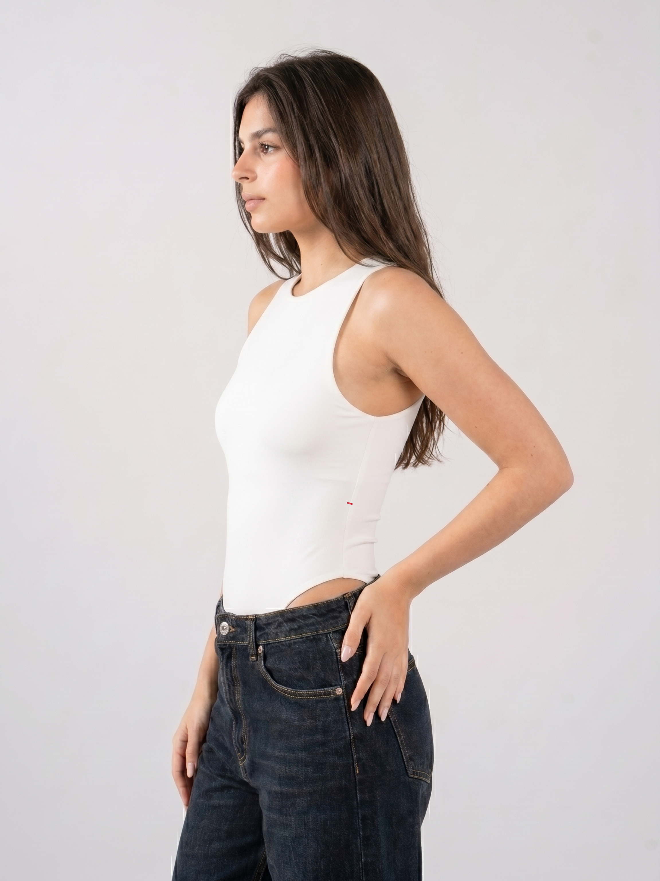 REFINED BODYSUIT ROUND NECK