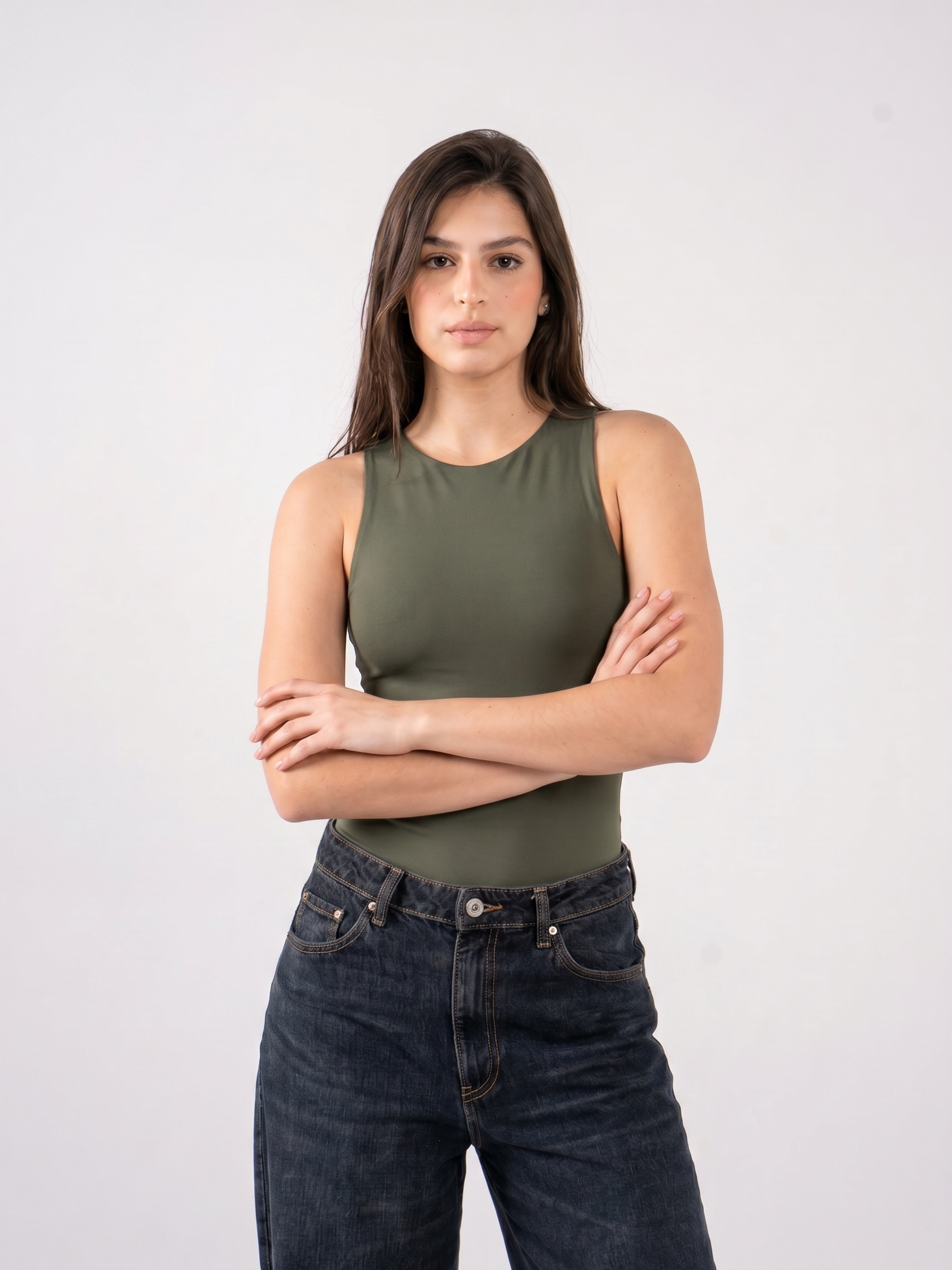 REFINED BODYSUIT ROUND NECK