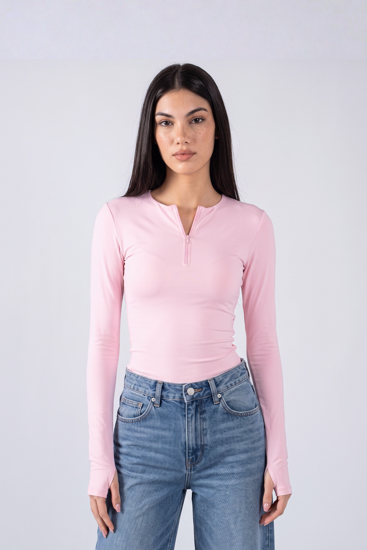 REFINED LONG-SLEEVE ZIPPER