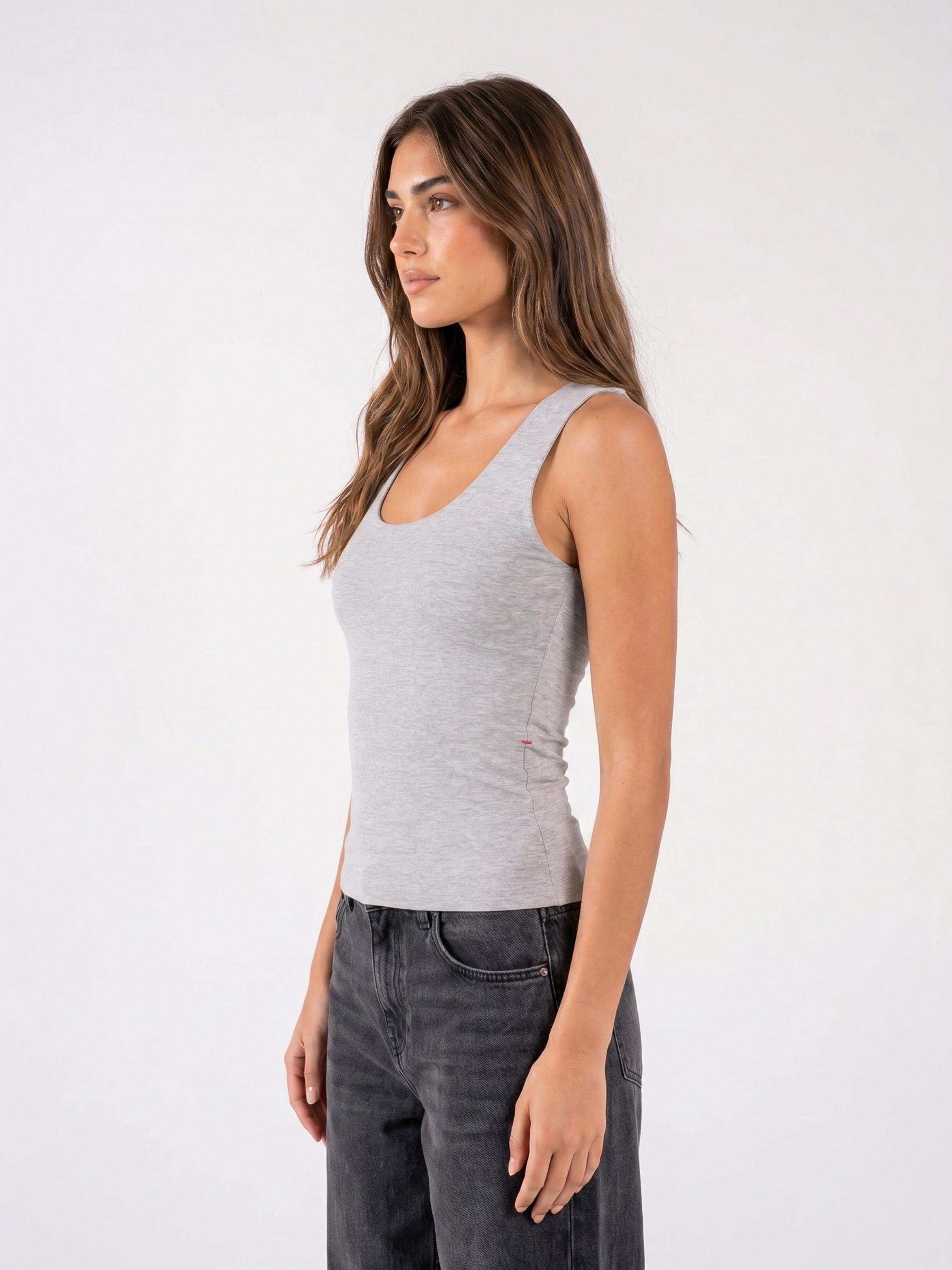 REFINED COTTON TANK-TOP