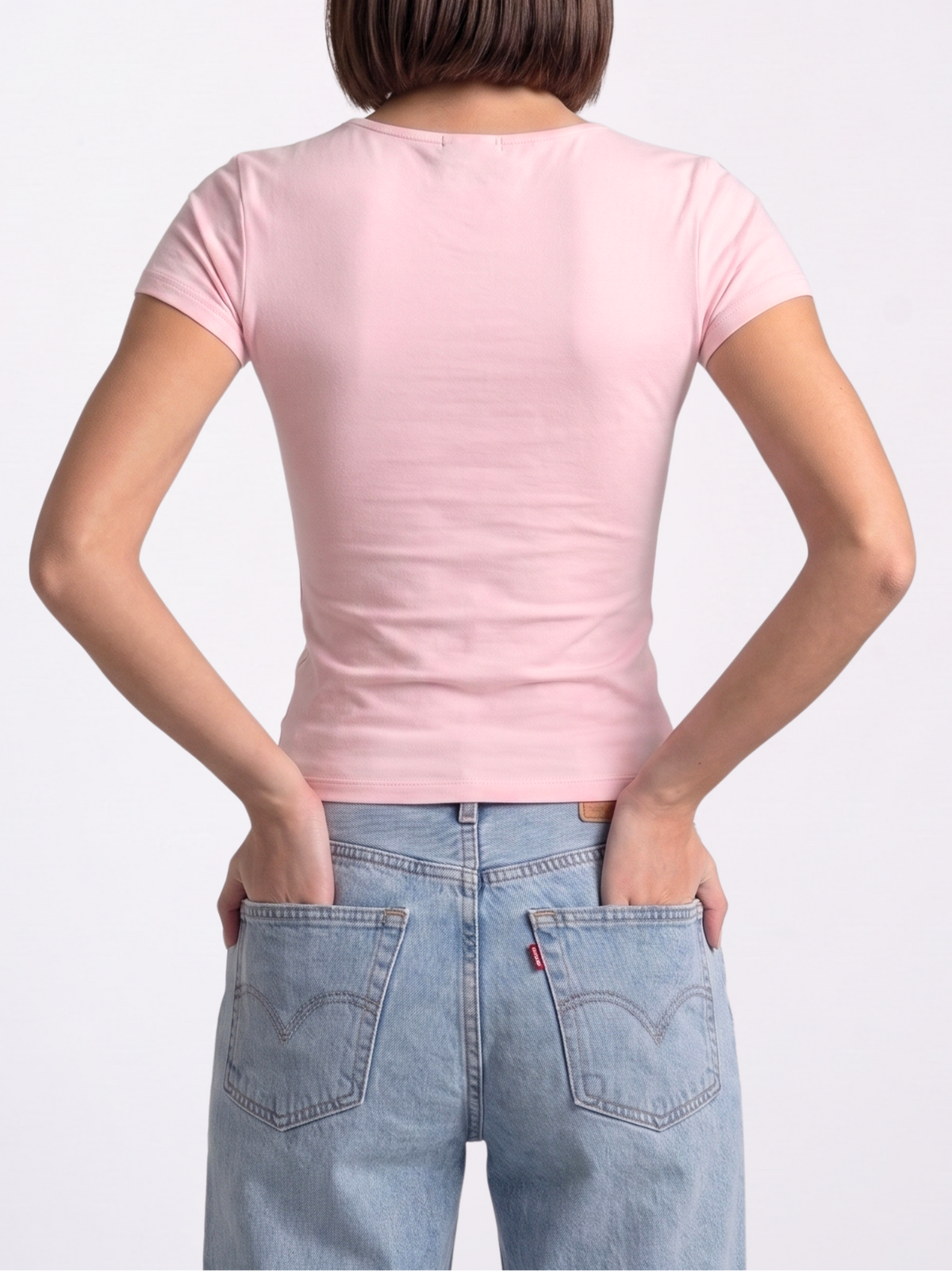 REFINED ASYMMETRICAL V NECK