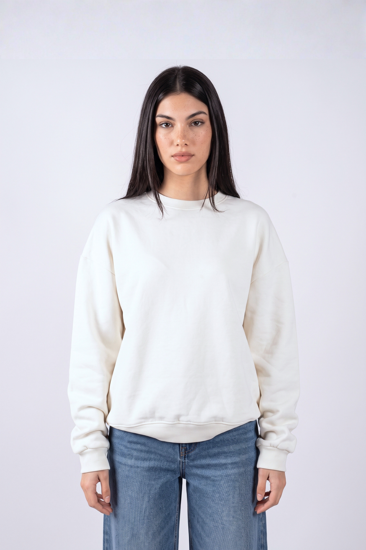 REFINED OVERSIZED CREW NECK