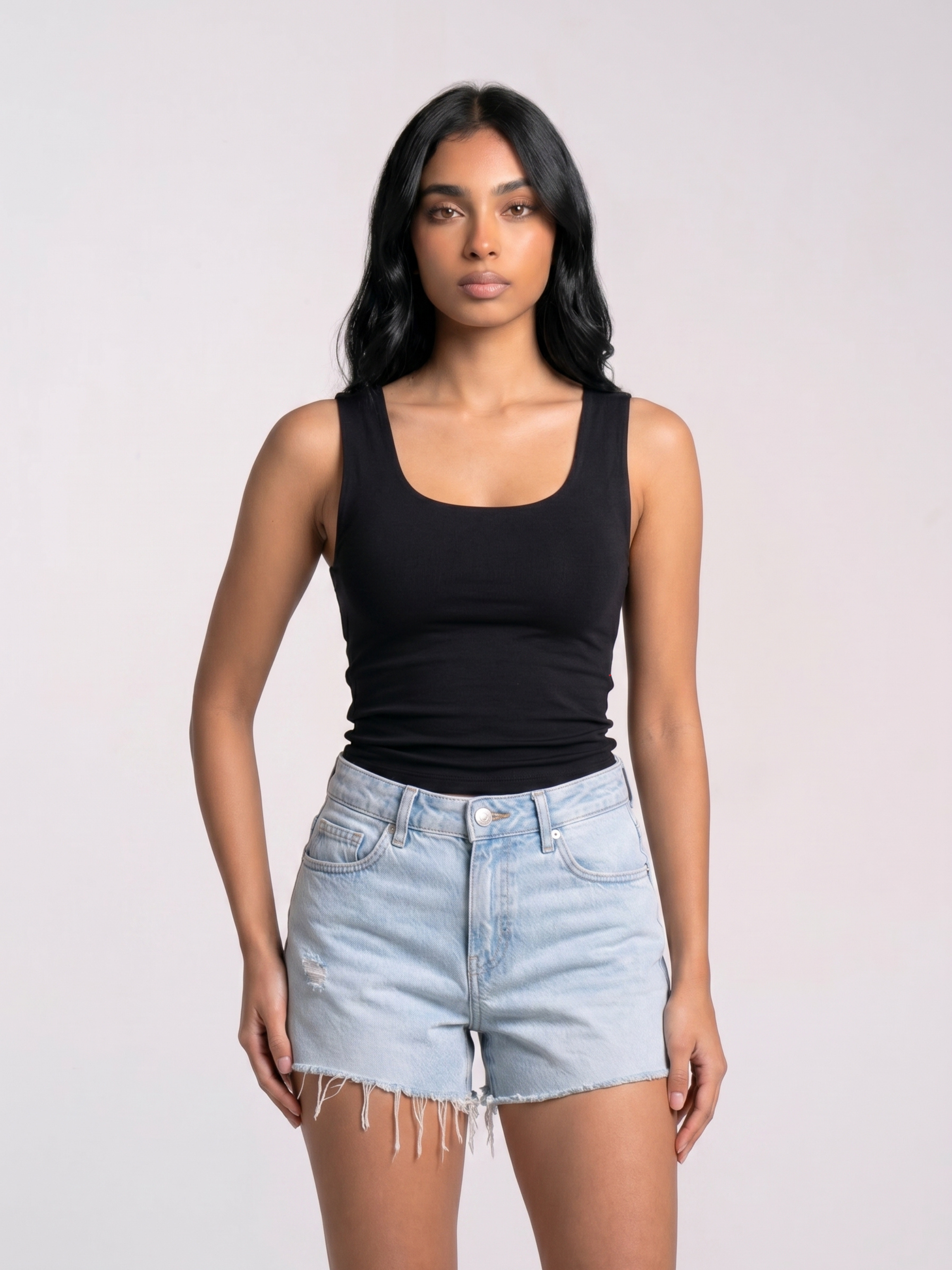 REFINED COTTON TANK-TOP