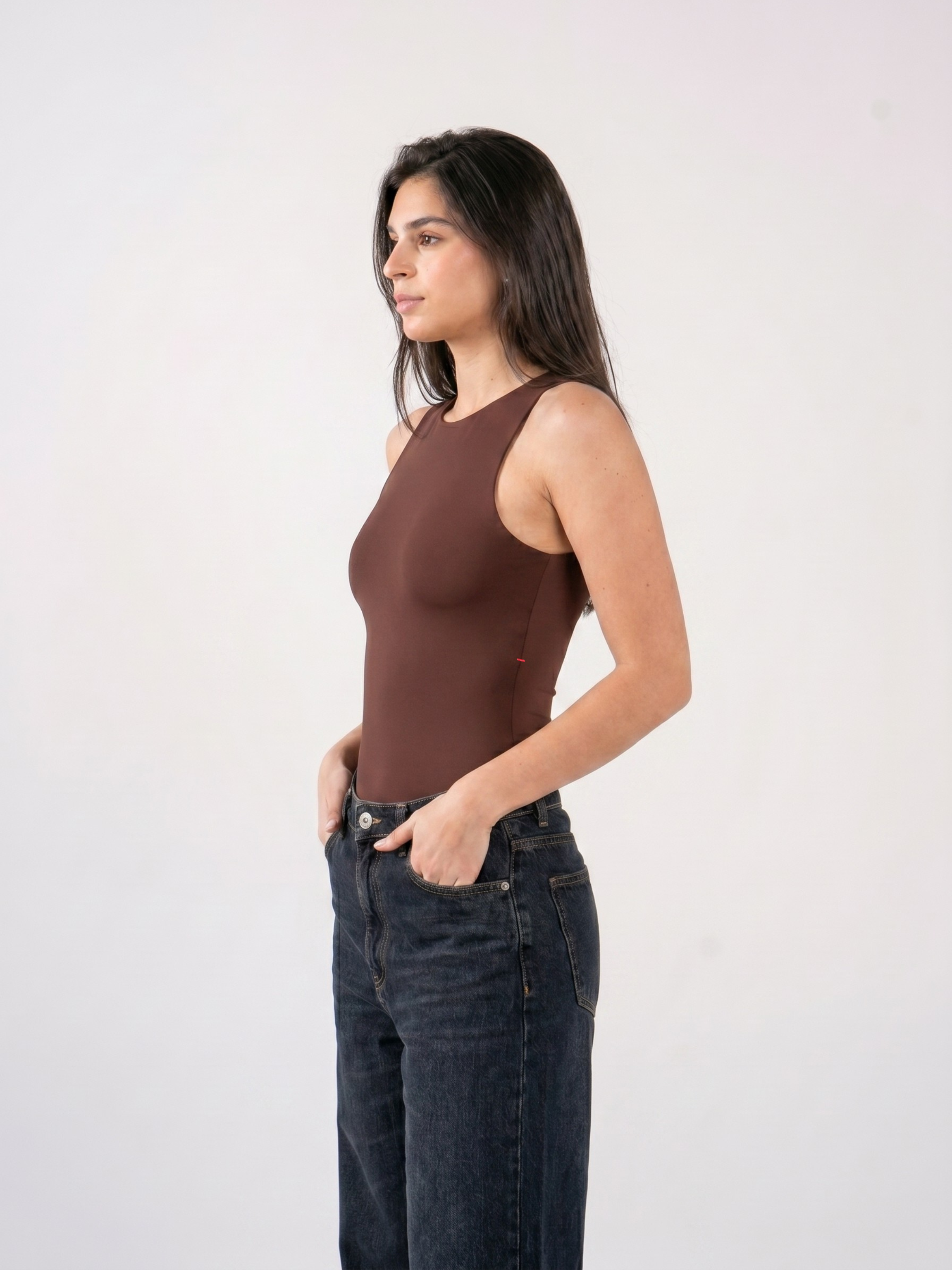 REFINED BODYSUIT ROUND NECK