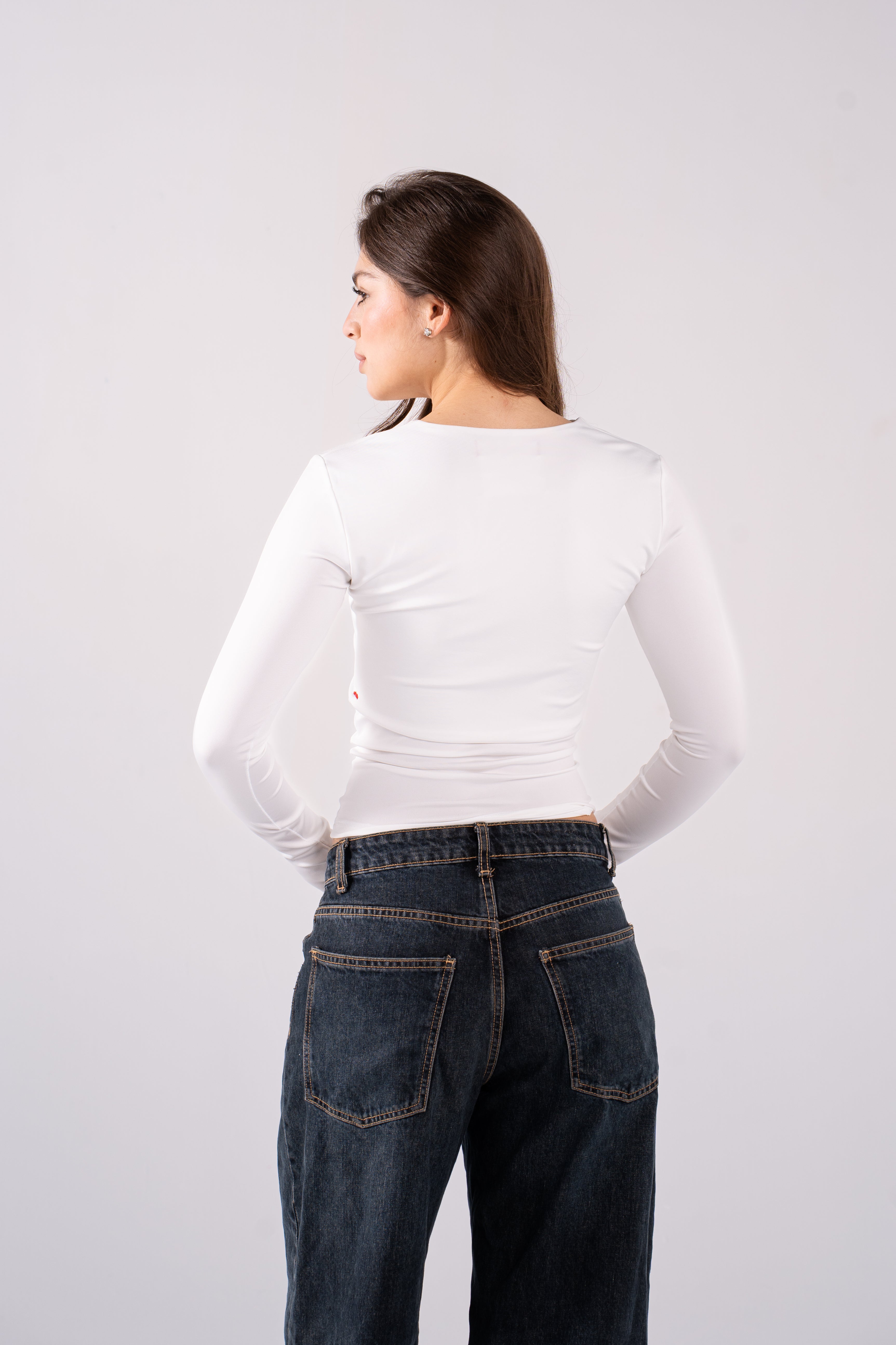 REFINED LONG-SLEEVE FULL ZIPPER