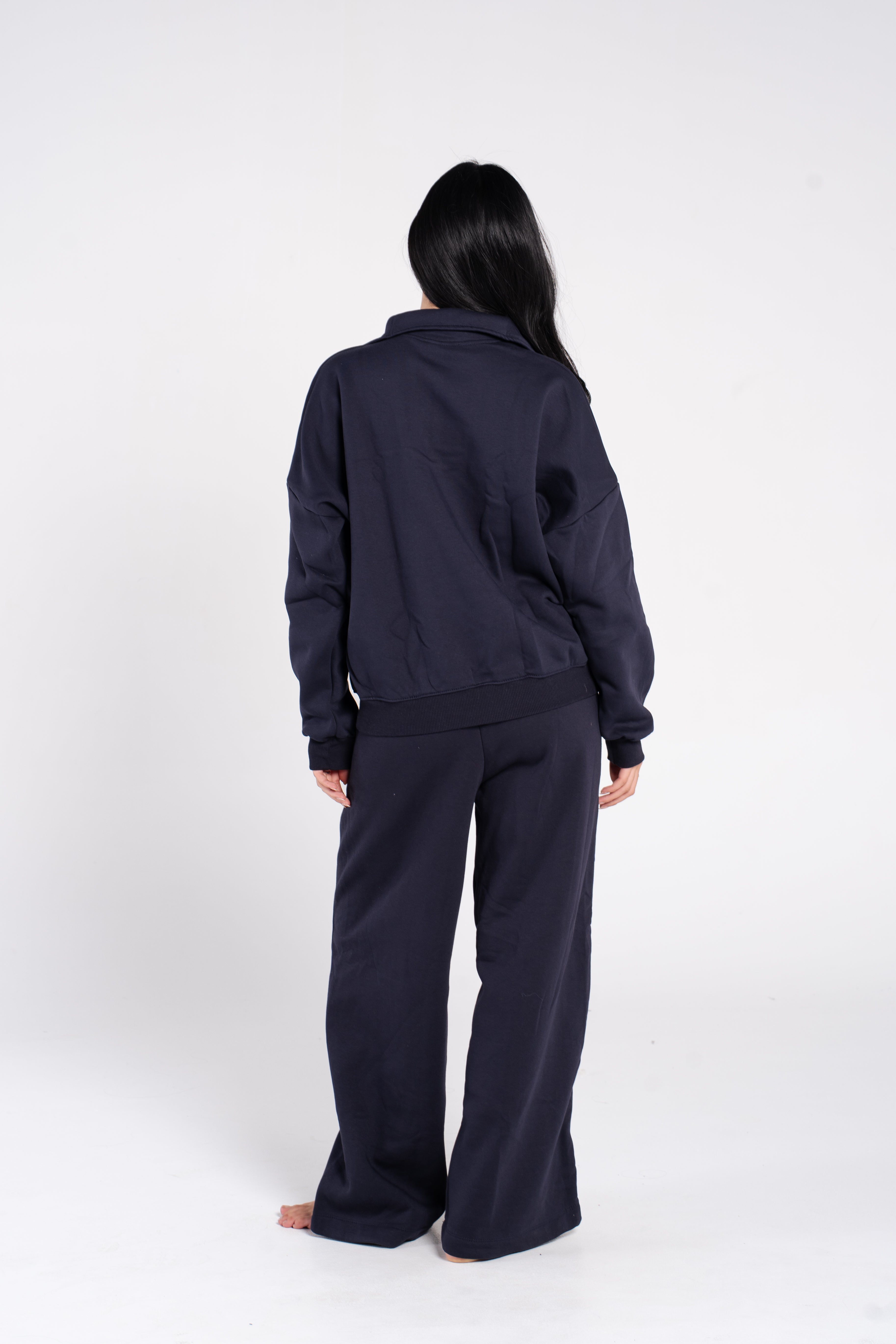 (EXTRA) HIGH NECK ZIPPER  SWEAT SHIRT