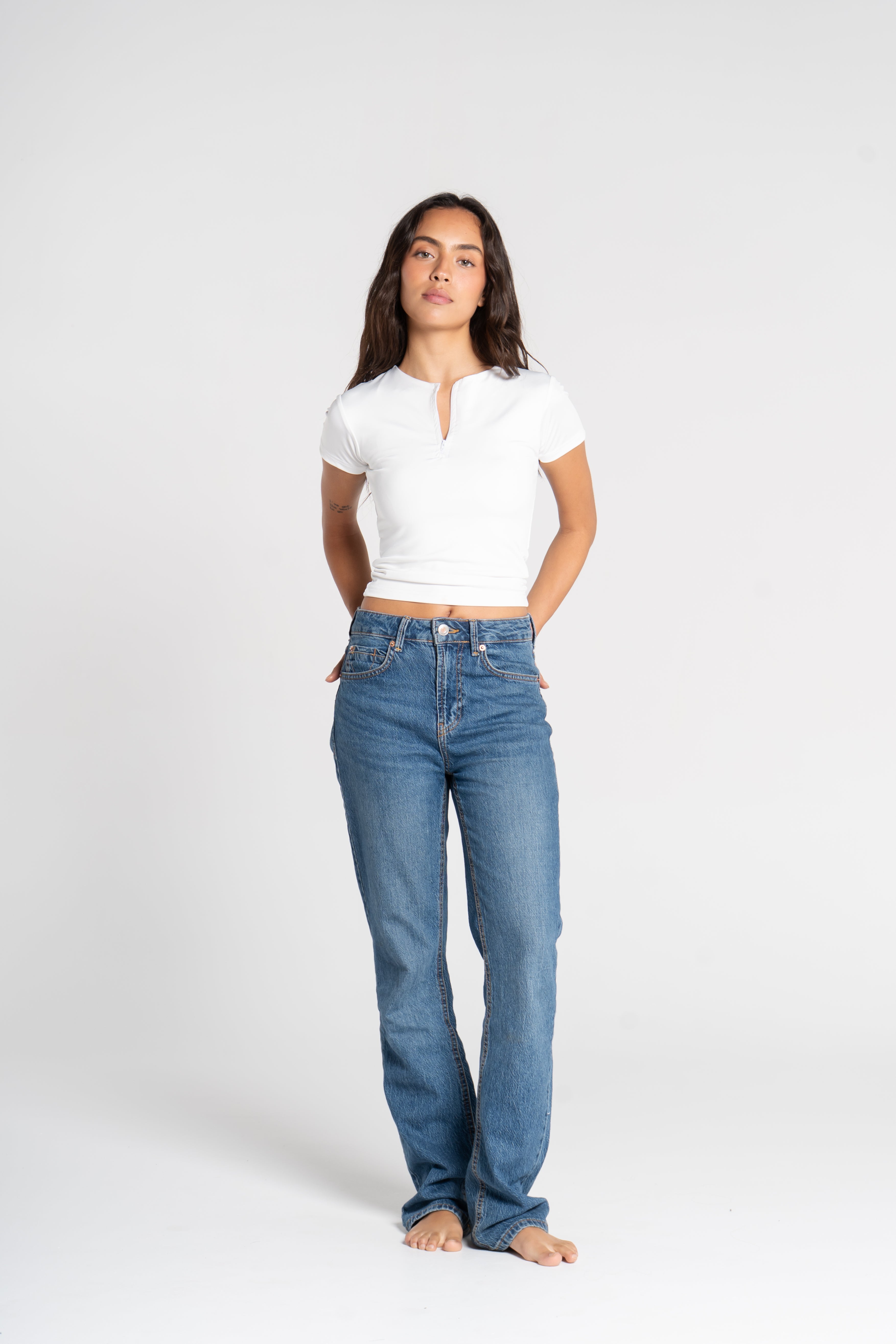 ZIPPER SHORT SLEEVE